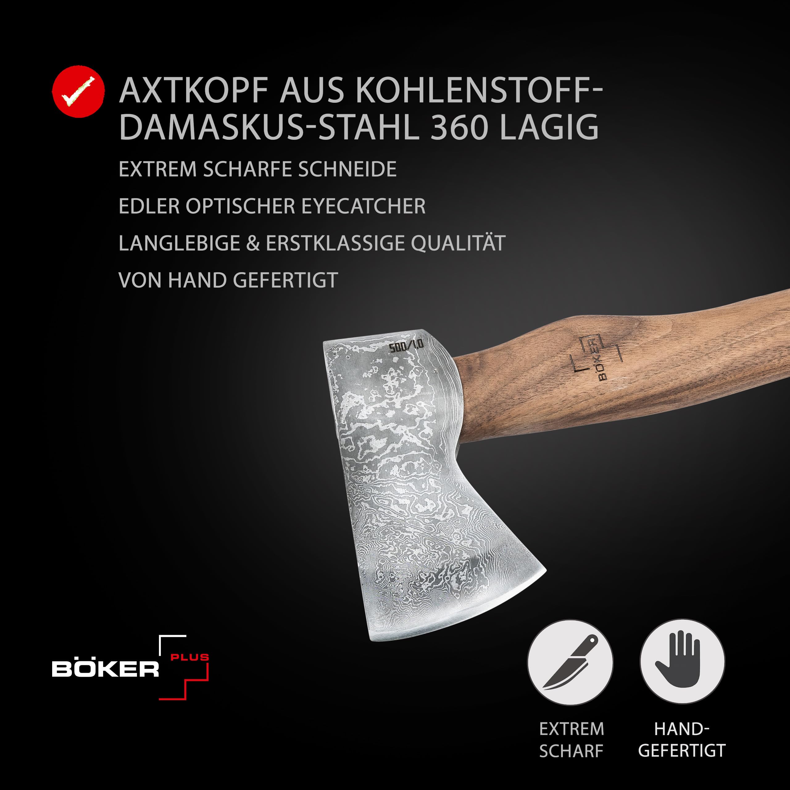 b-ker-plus-appalachian-axe-damast-beil-walnuss-lederscheide image 3