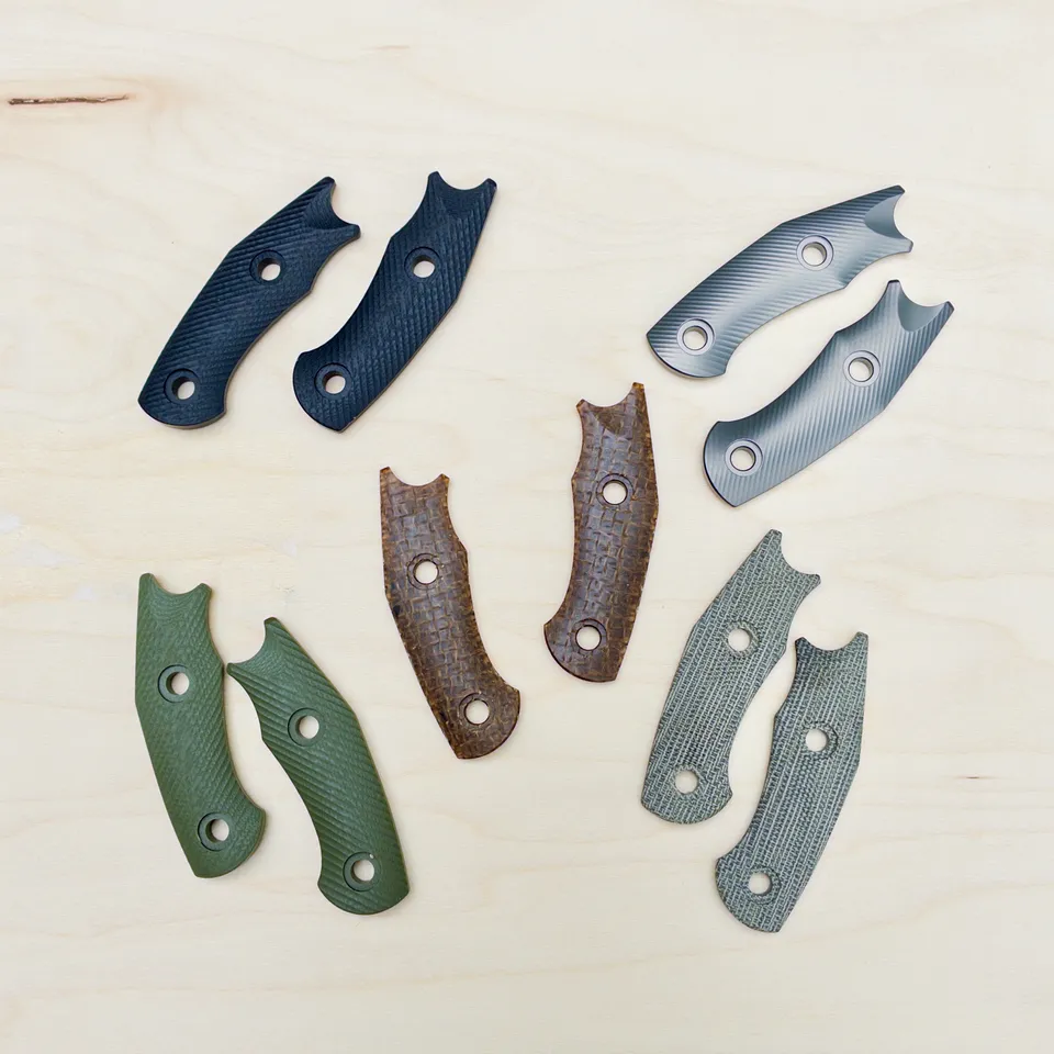 giantmouse-gmf1-griffschalen-burlap-micarta image 1