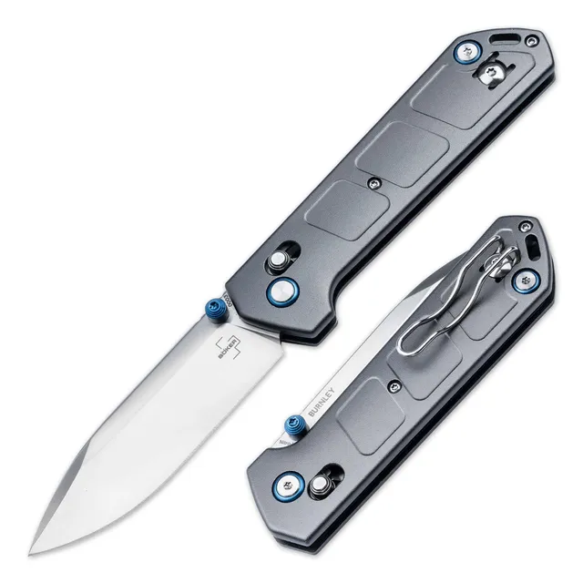 b-ker-plus-kihon-dc-alu-klappmesser-nitro-v-silber image 1
