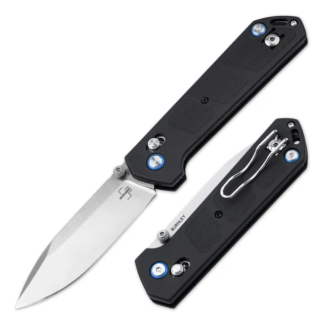 b-ker-plus-kihon-dc-2-0-taschenmesser-d2-crossbar-schwarz image 1
