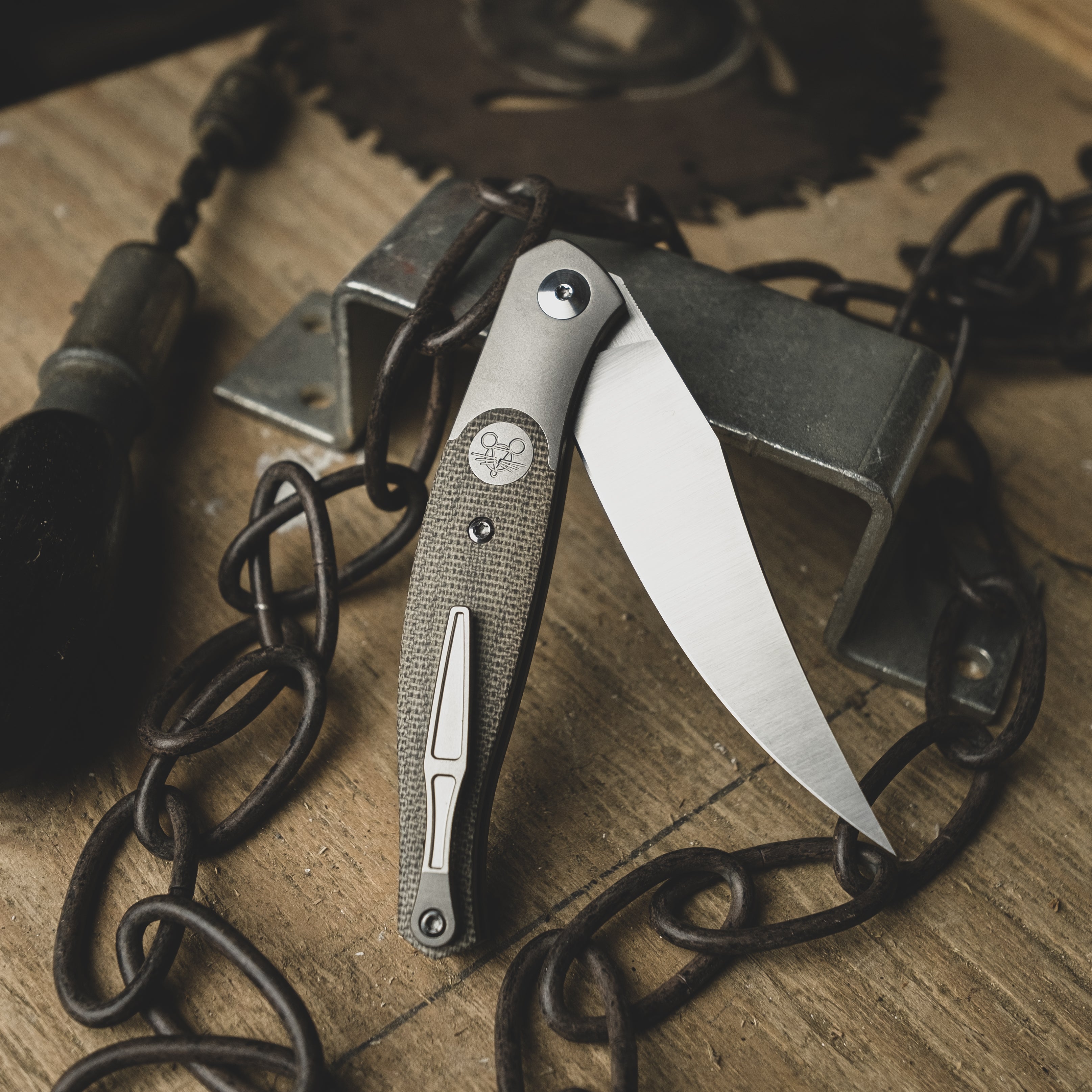 giantmouse-gm-gm7-klappmesser-green-micarta-m390 image 8