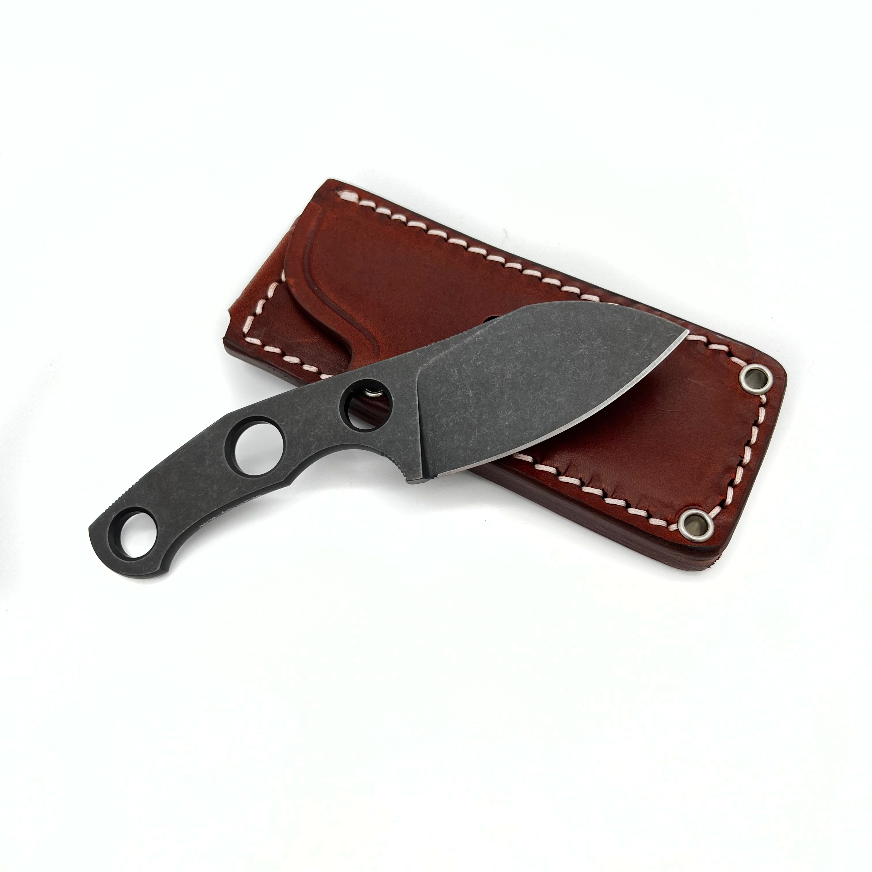giantmouse-gmf1-fixed-blade-m390-fat-mit-lederscheide image 4
