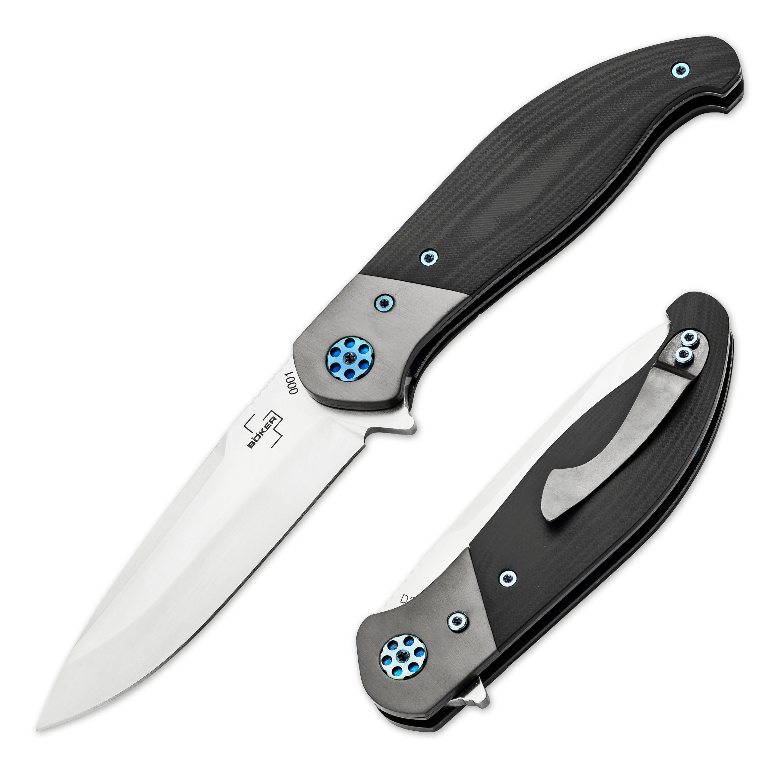 b-ker-plus-undertow-taschenmesser-d2-g10-schwarz image 1