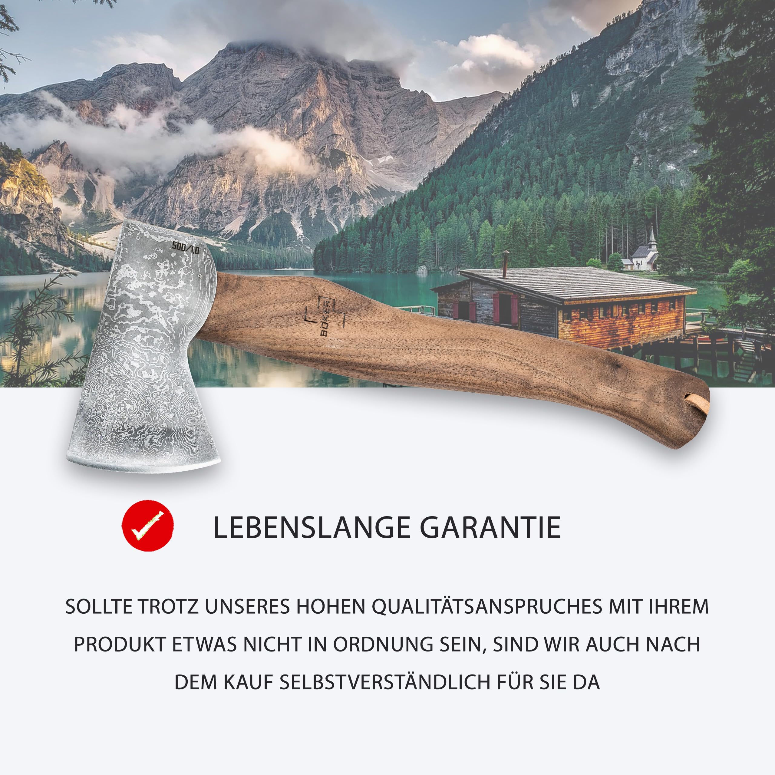 b-ker-plus-appalachian-axe-damast-beil-walnuss-lederscheide image 6