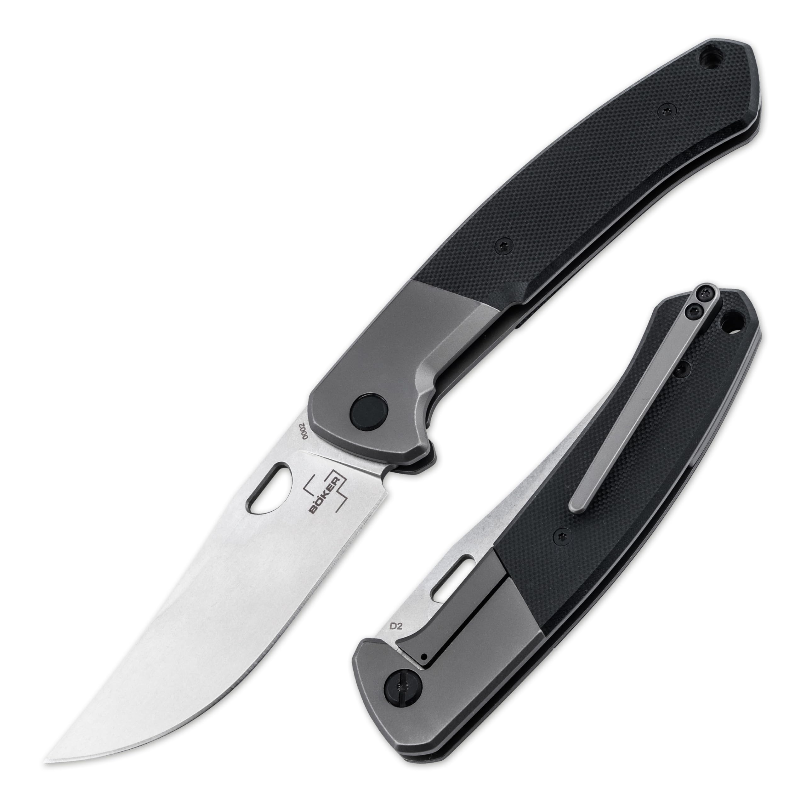b-ker-plus-elso-folder-taschenmesser-d2-g10-schwarz image 1