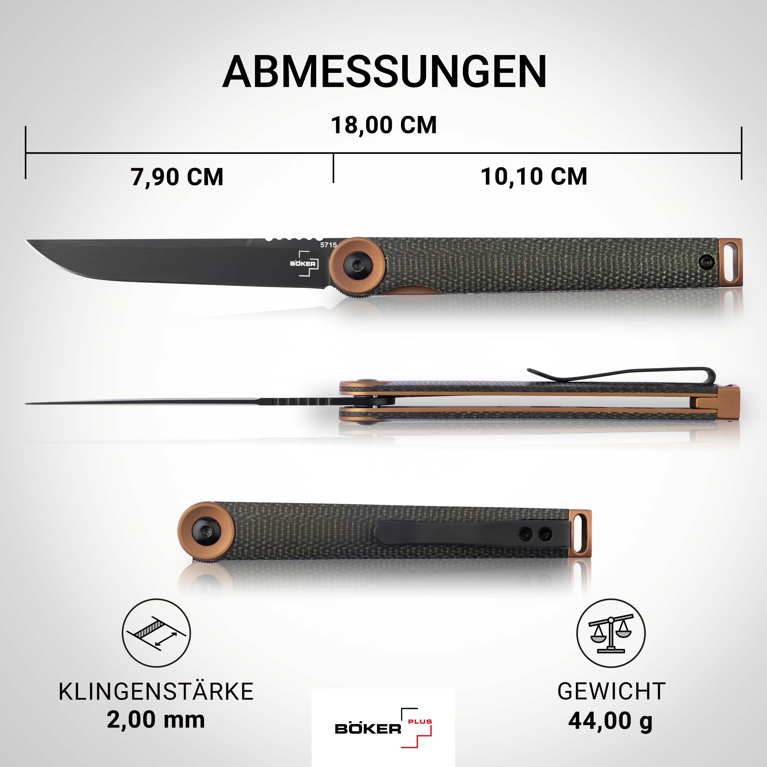 b-ker-plus-kaizen-taschenmesser-micarta-gr-n-d2-7-9-cm image 6