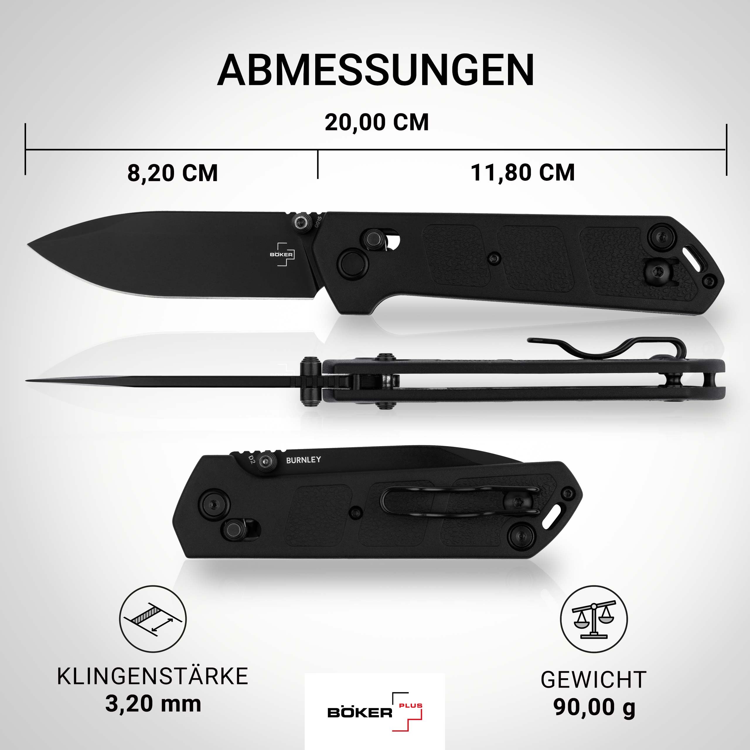 b-ker-plus-kihon-dc-all-black-klappmesser-d2-schwarz image 4