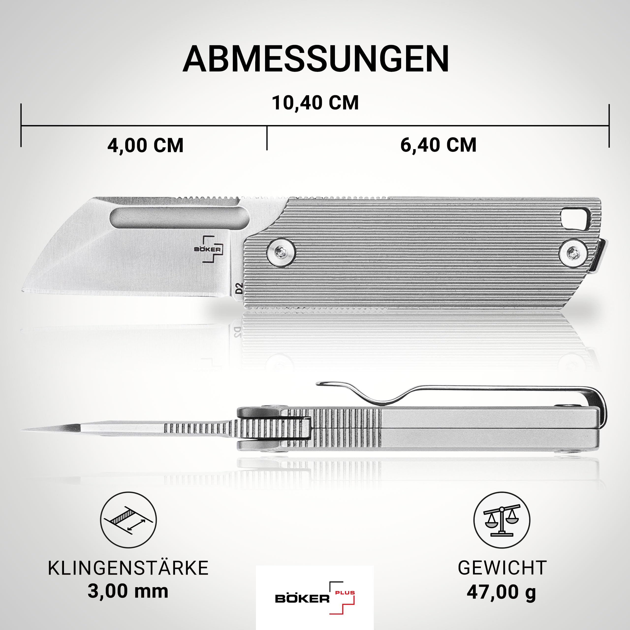 b-ker-plus-babyx-flipper-steel-mini-taschenmesser-d2-edelstahl-10-4-cm image 3