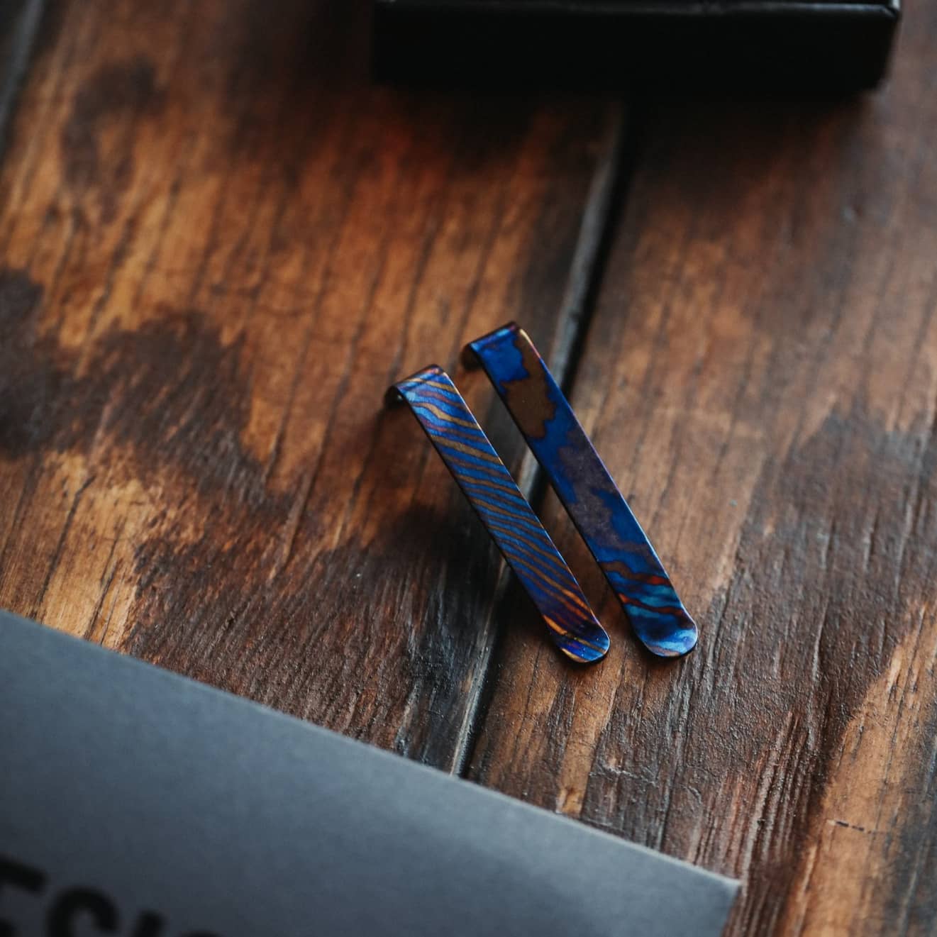bigidesign-titanium-damascus-pen-clip-stiftclip image 4