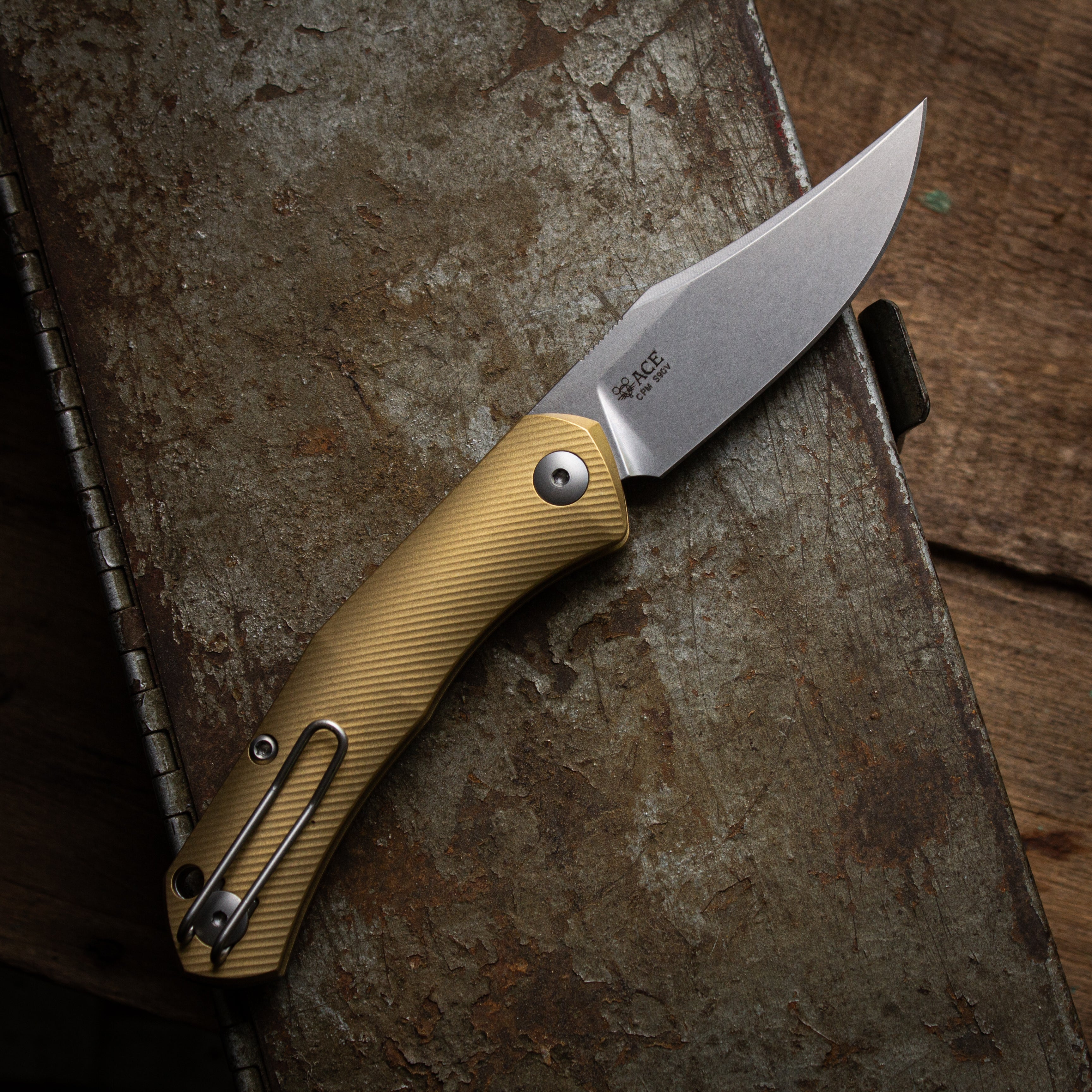 giantmouse-ace-jutland-slipjoint-taschenmesser-messing-s90v image 2