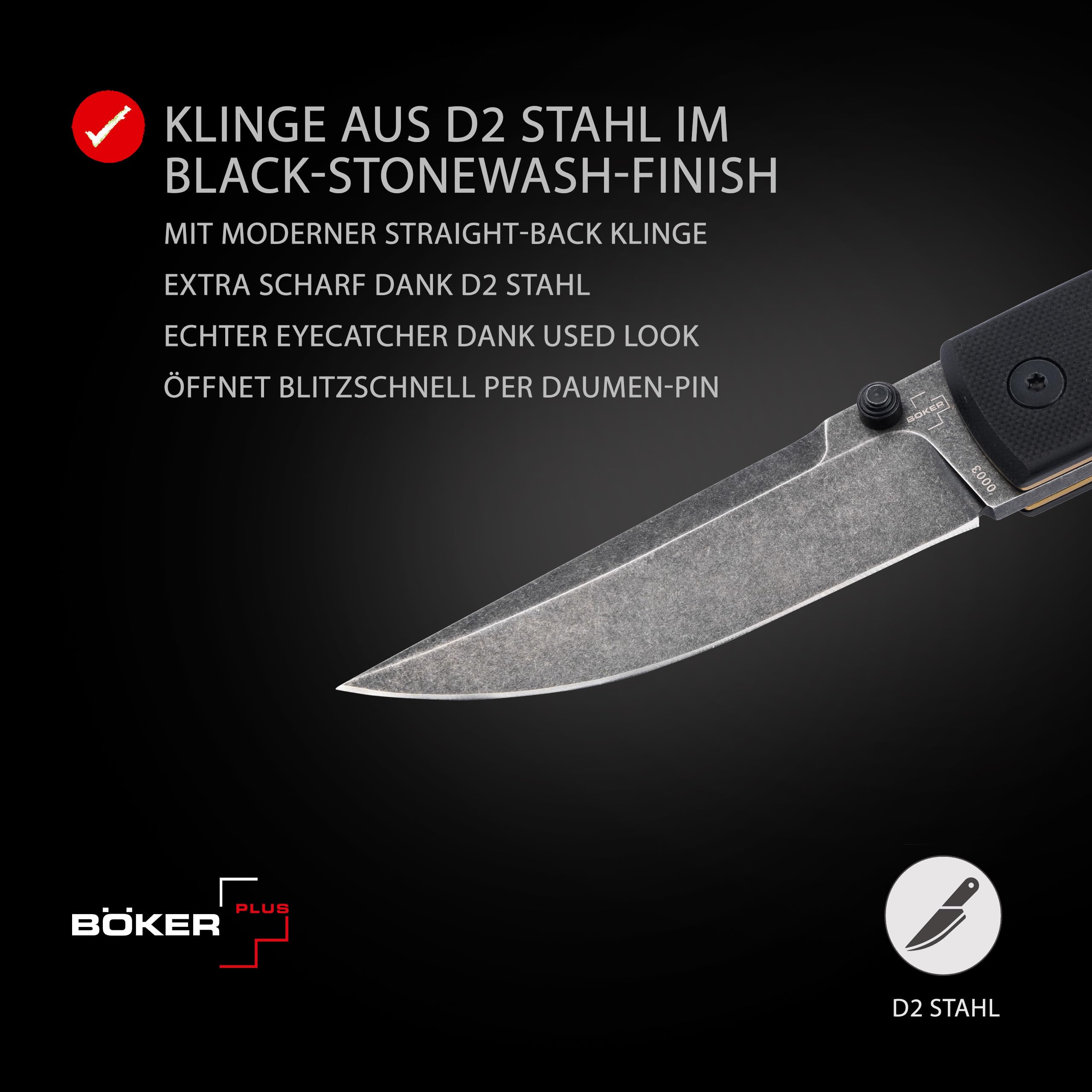 b-ker-plus-poke-taschenmesser-d2-g10-schwarz-9-1-cm image 3