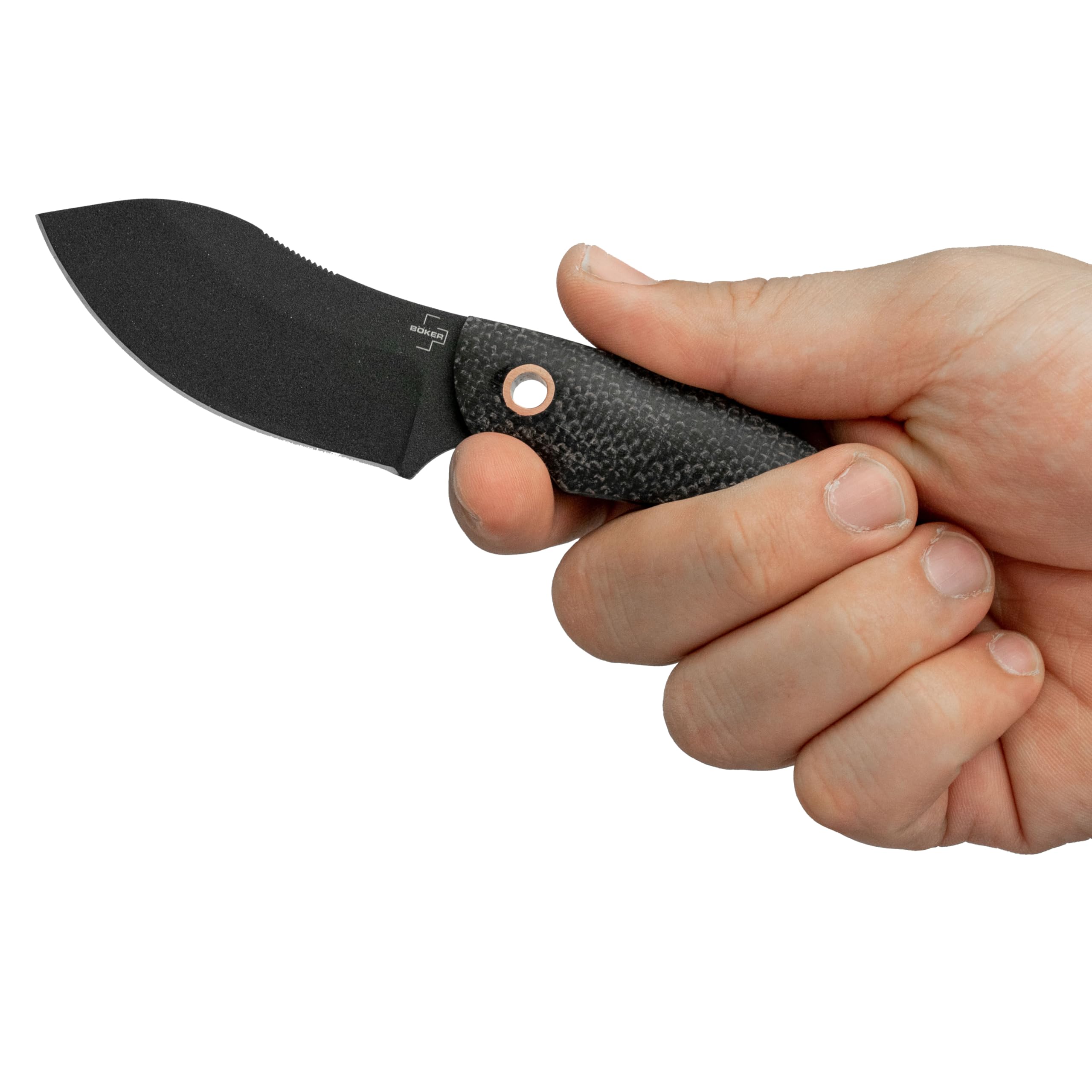 b-ker-plus-nessmi-pro-black-bushcraftmesser-d2-micarta image 7