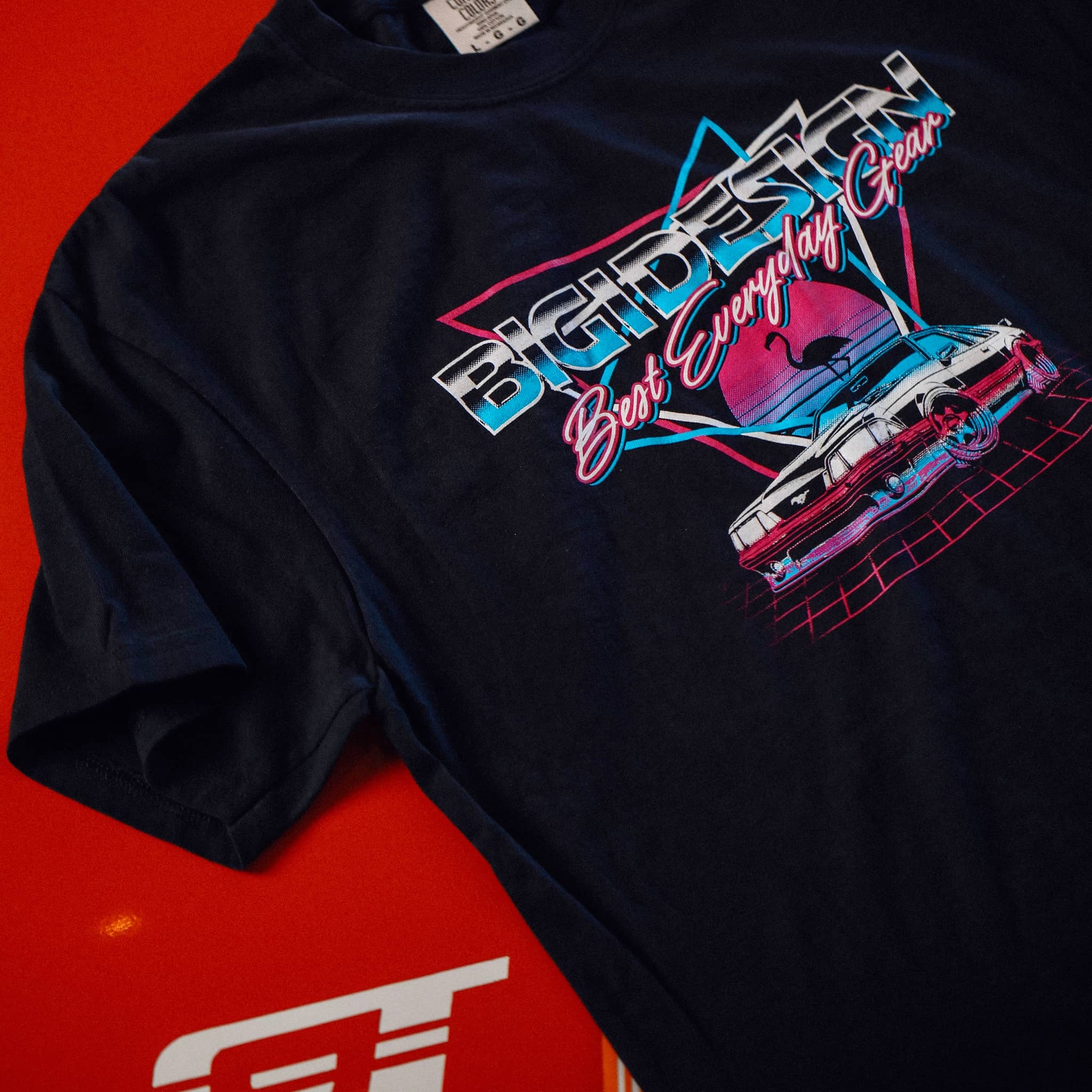 bigidesign-merch-80-s-t-shirt-baumwolle-relaxed-fit image 4