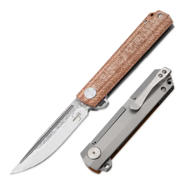 b-ker-plus-cataclyst-taschenmesser-damast-micarta image 1
