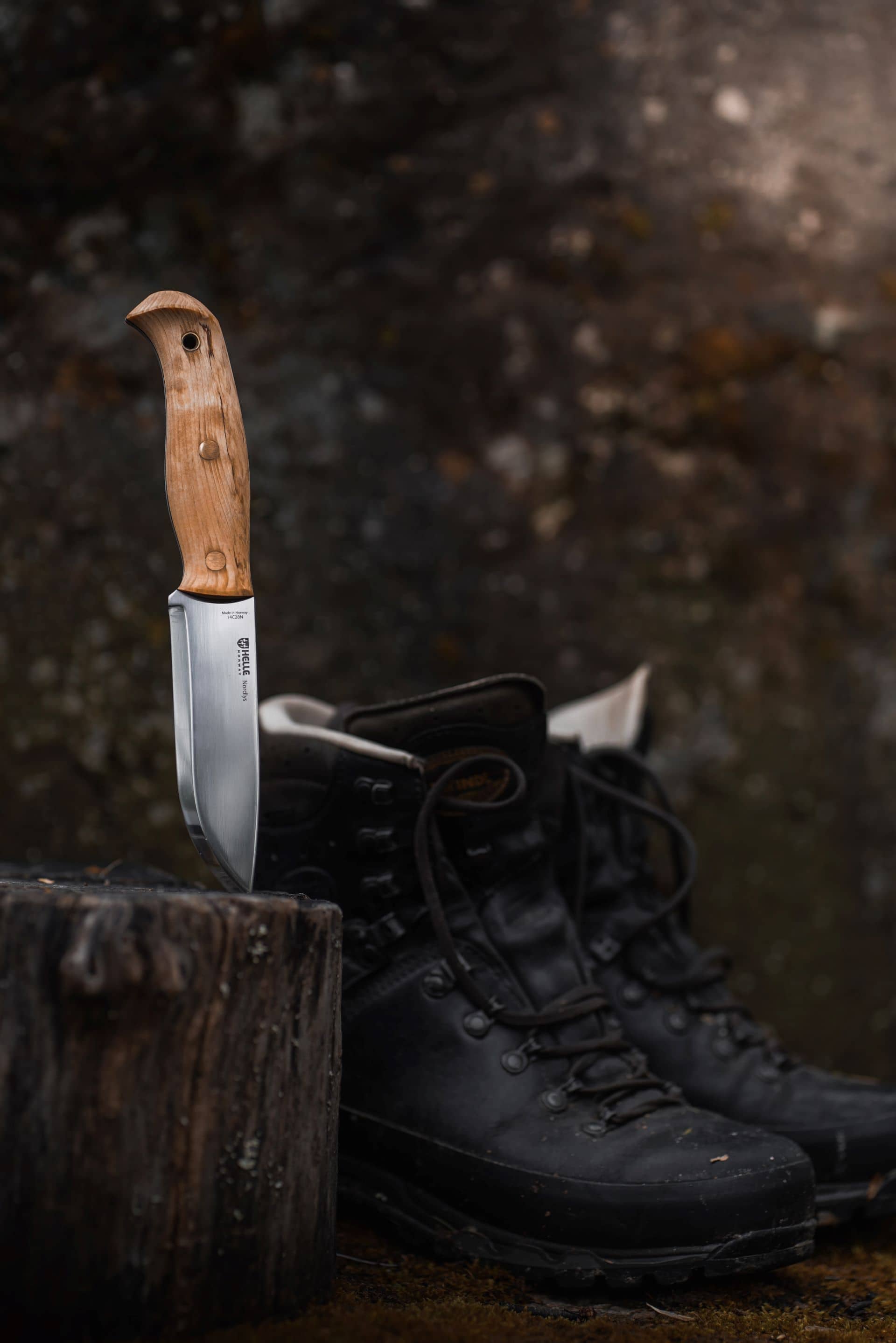 helle-nordlys-bushcraftmesser-fulltang-14c28n-scandi-12-2cm image 3