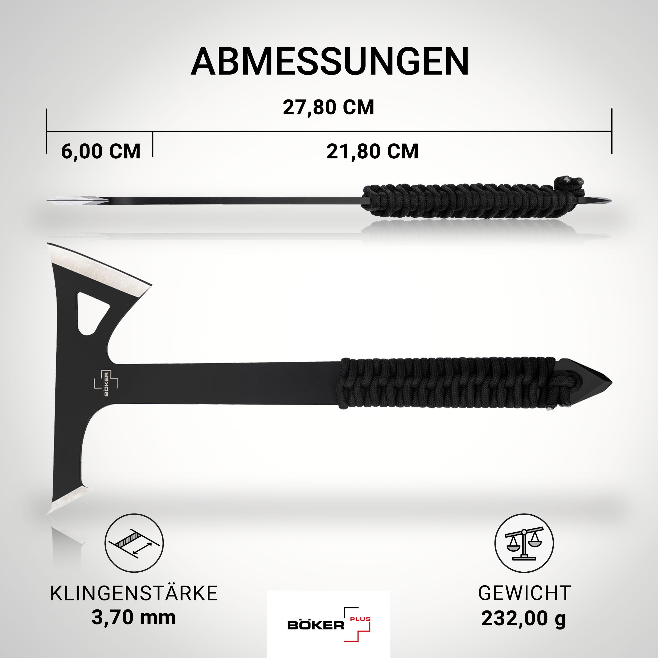 b-ker-plus-mohican-wurfaxt-3er-set-3cr13-paracord-schwarz image 3