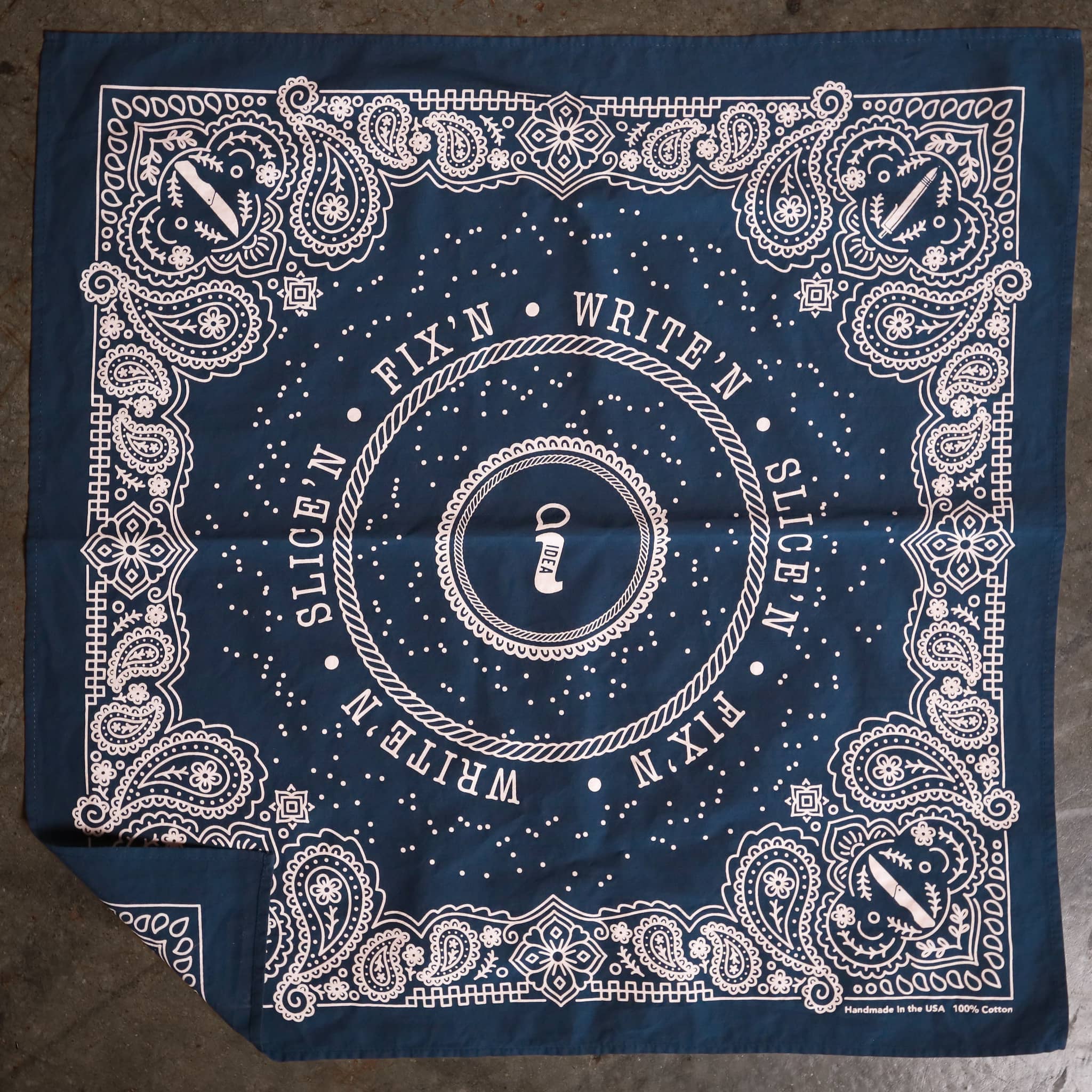 big-idea-design-write-slice-fix-bandana-tuch-blau image 3
