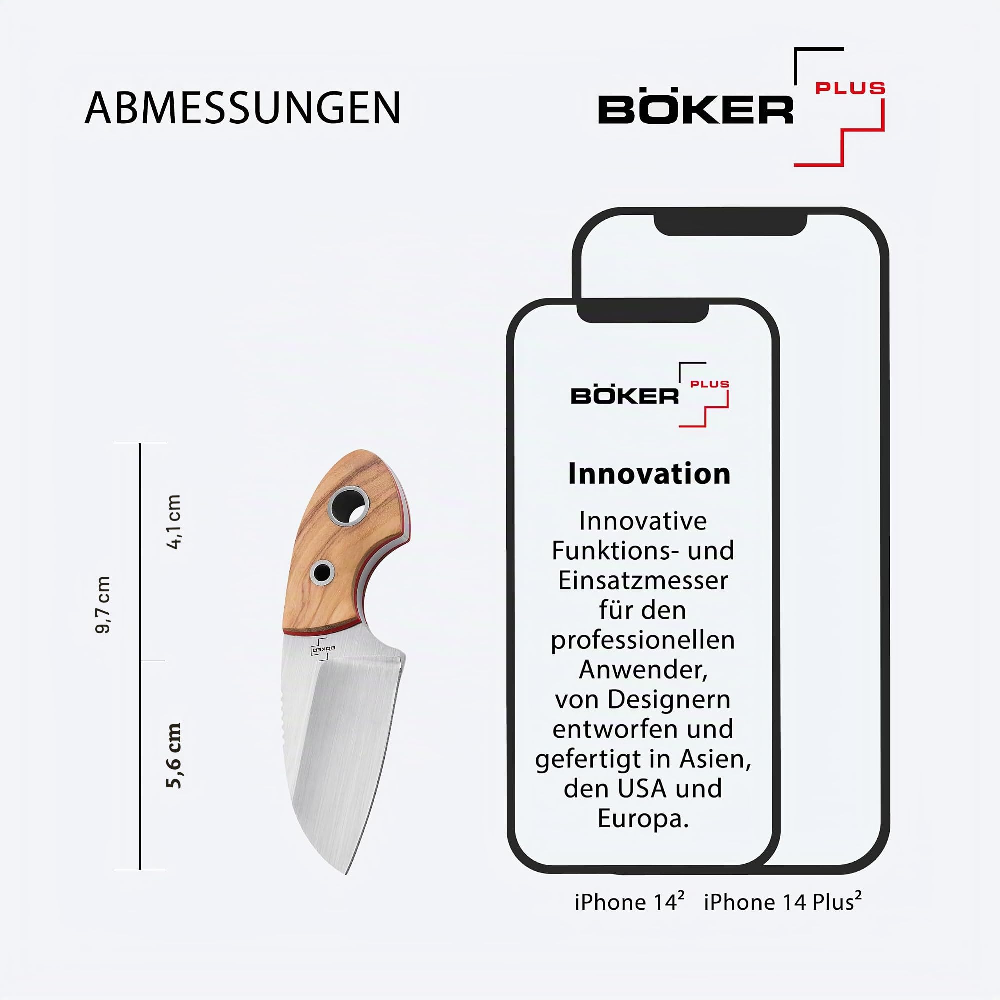 b-ker-plus-gnome-neck-knife-olive-d2-kydex-halsmesser image 5