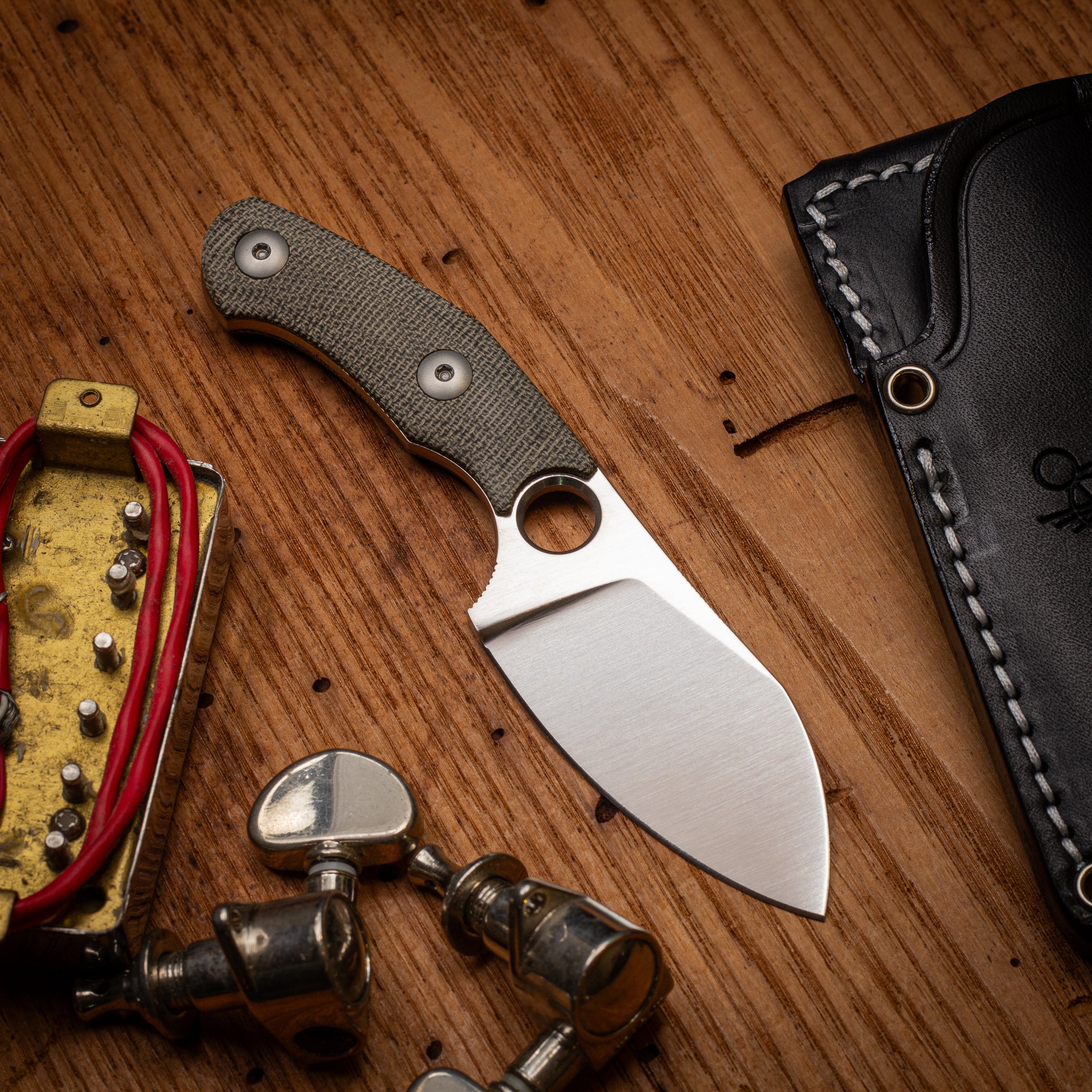 giantmouse-gmf1-fixed-blade-magnacut-green-micarta image 2