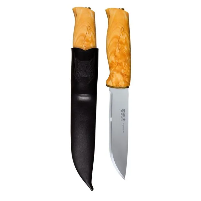 helle-jegermester-jagdmesser-maserbirke-135-mm image 1