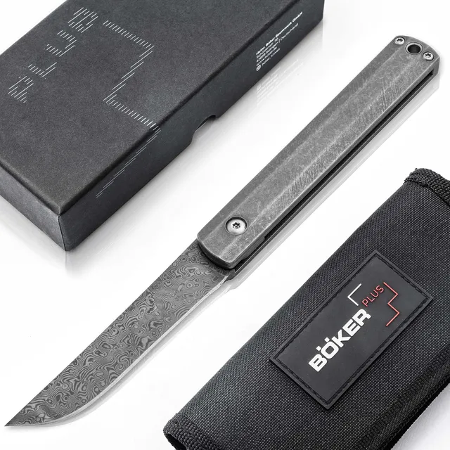 b-ker-plus-wasabi-damast-taschenmesser-titan-110-lagen image 1