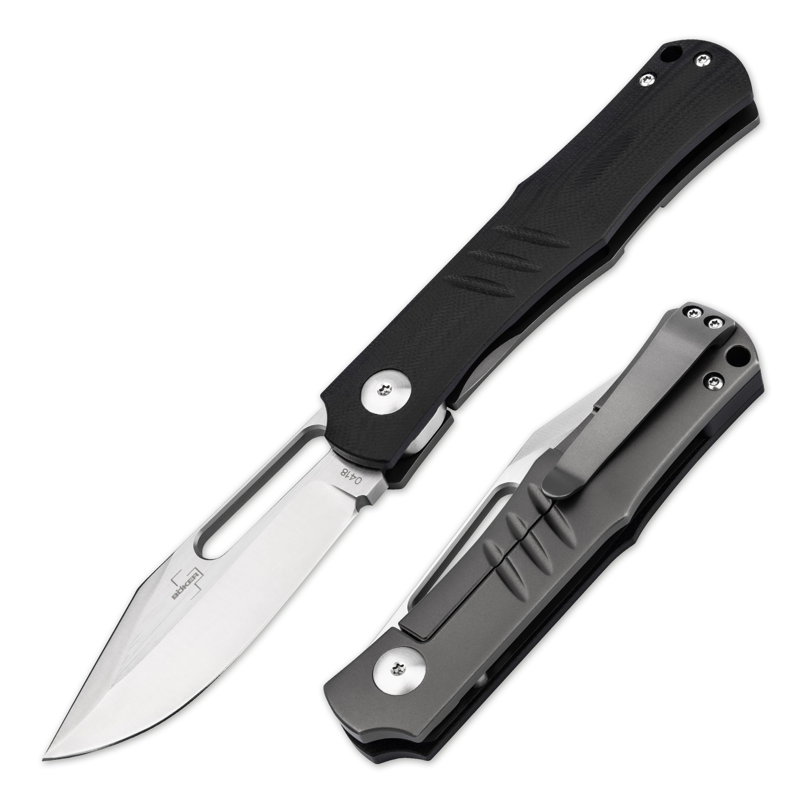 b-ker-plus-sliplock-taschenmesser-sandvik-schwarz image 1