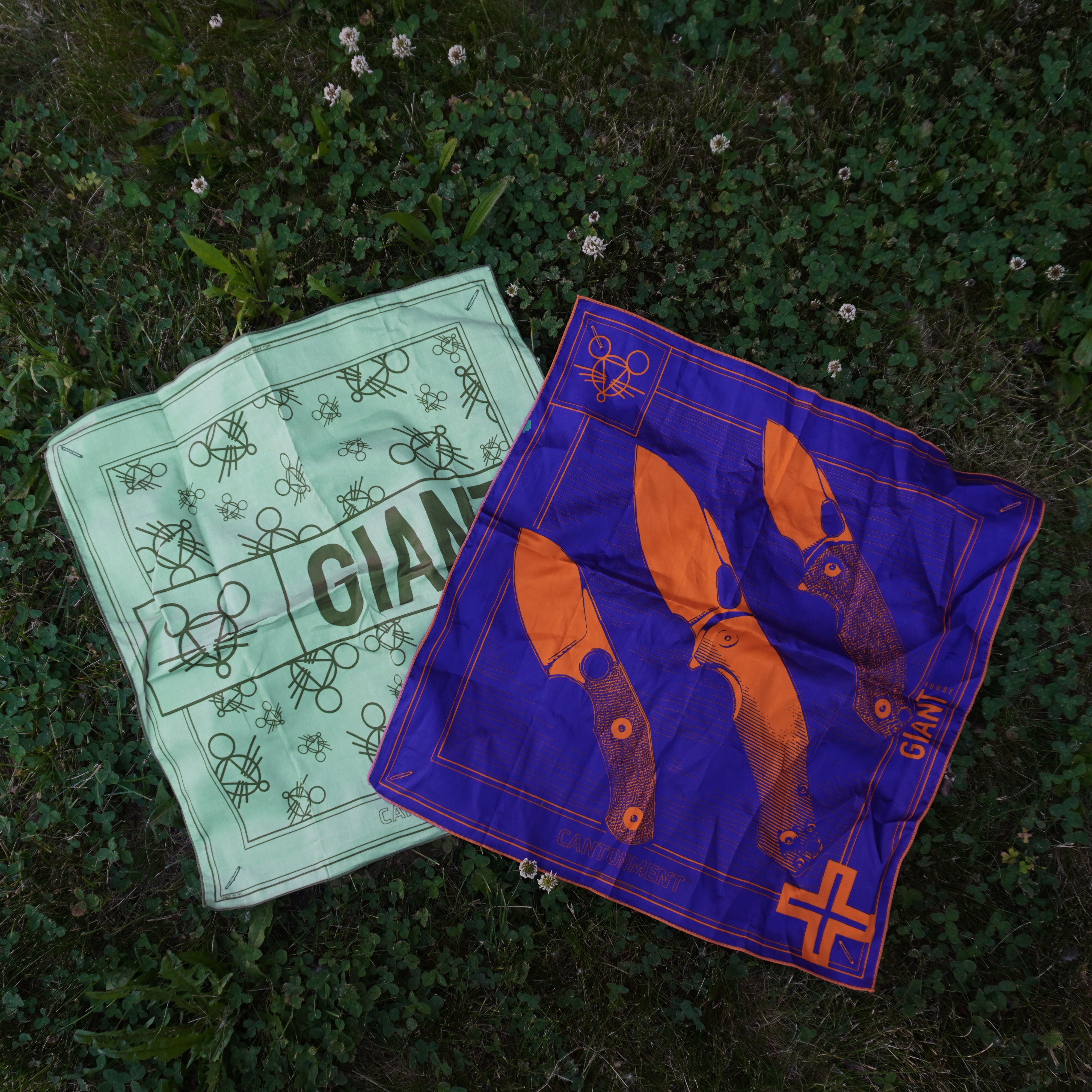 giantmouse-field-forage-halstuch-set-2er-orange image 1