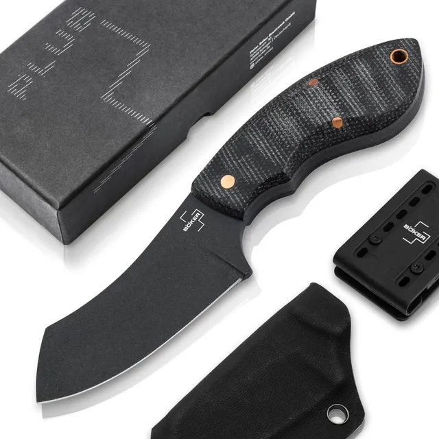 b-ker-plus-rhino-fixed-blade-outdoormesser-d2-schwarz image 1