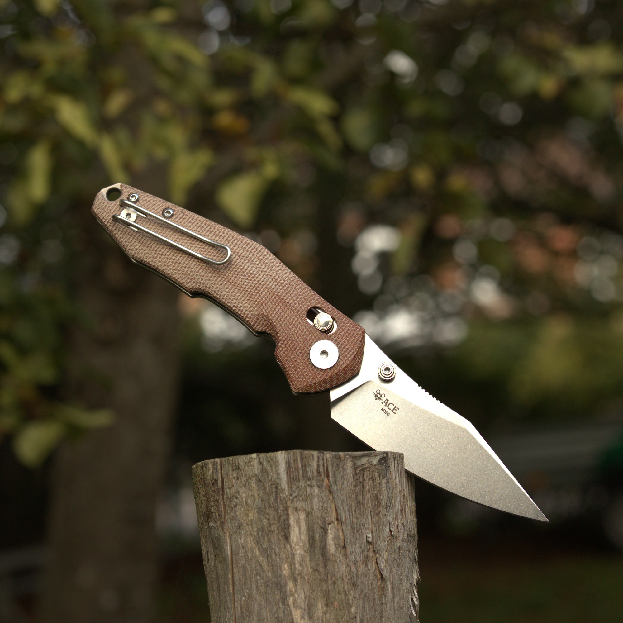 giantmouse-ace-nazca-taschenmesser-micarta-m390 image 2