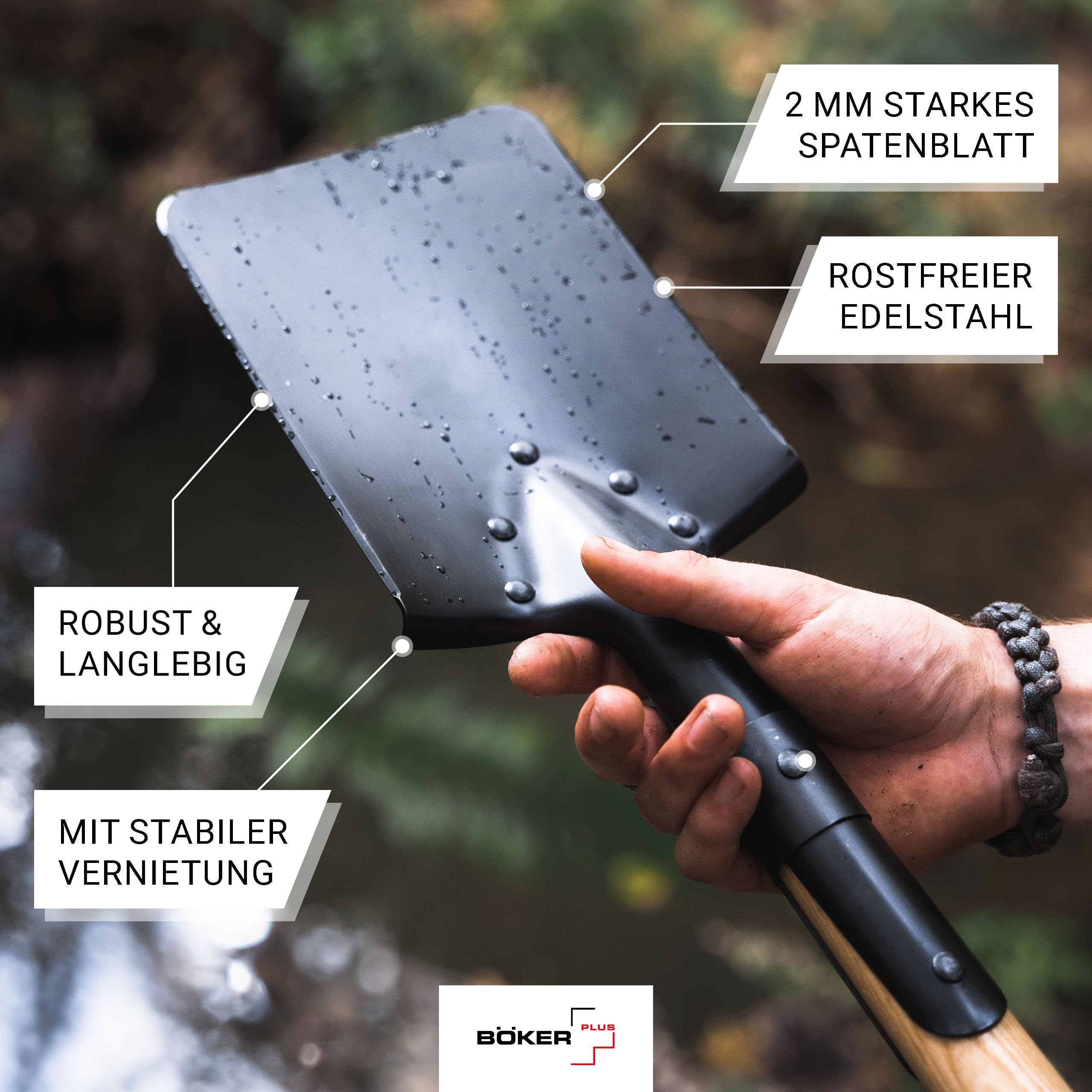 b-ker-plus-shovel-m1874-feldspaten-holzstiel-mit-tasche image 4