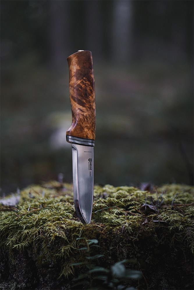 helle-alden-outdoor-messer-maserbirke-mit-lederscheide image 2