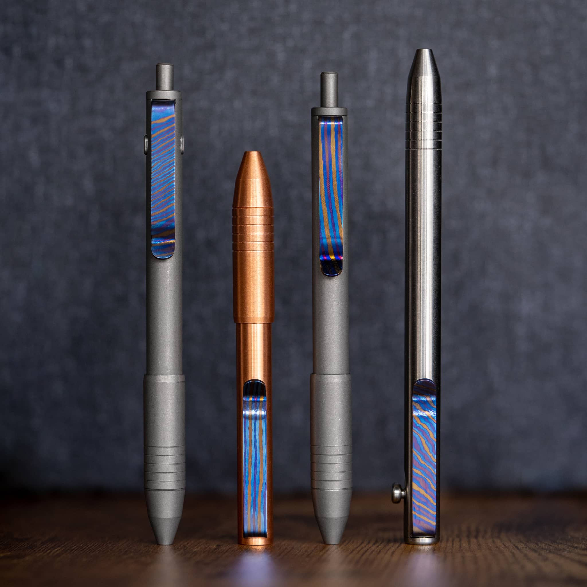 bigidesign-titanium-damascus-pen-clip-stiftclip image 7