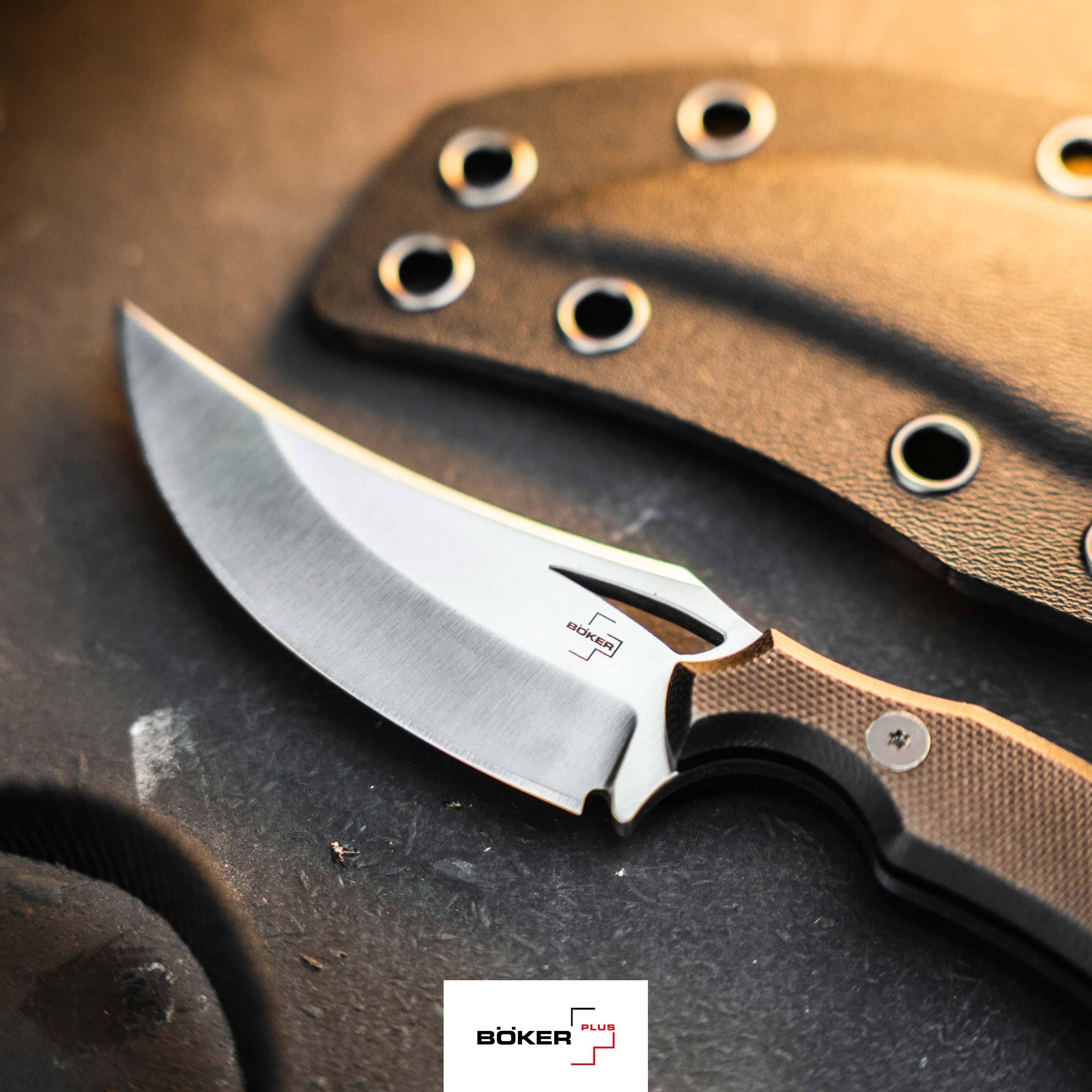 b-ker-plus-tavros-edc-messer-feststehend-7-cm-d2-stahl image 7