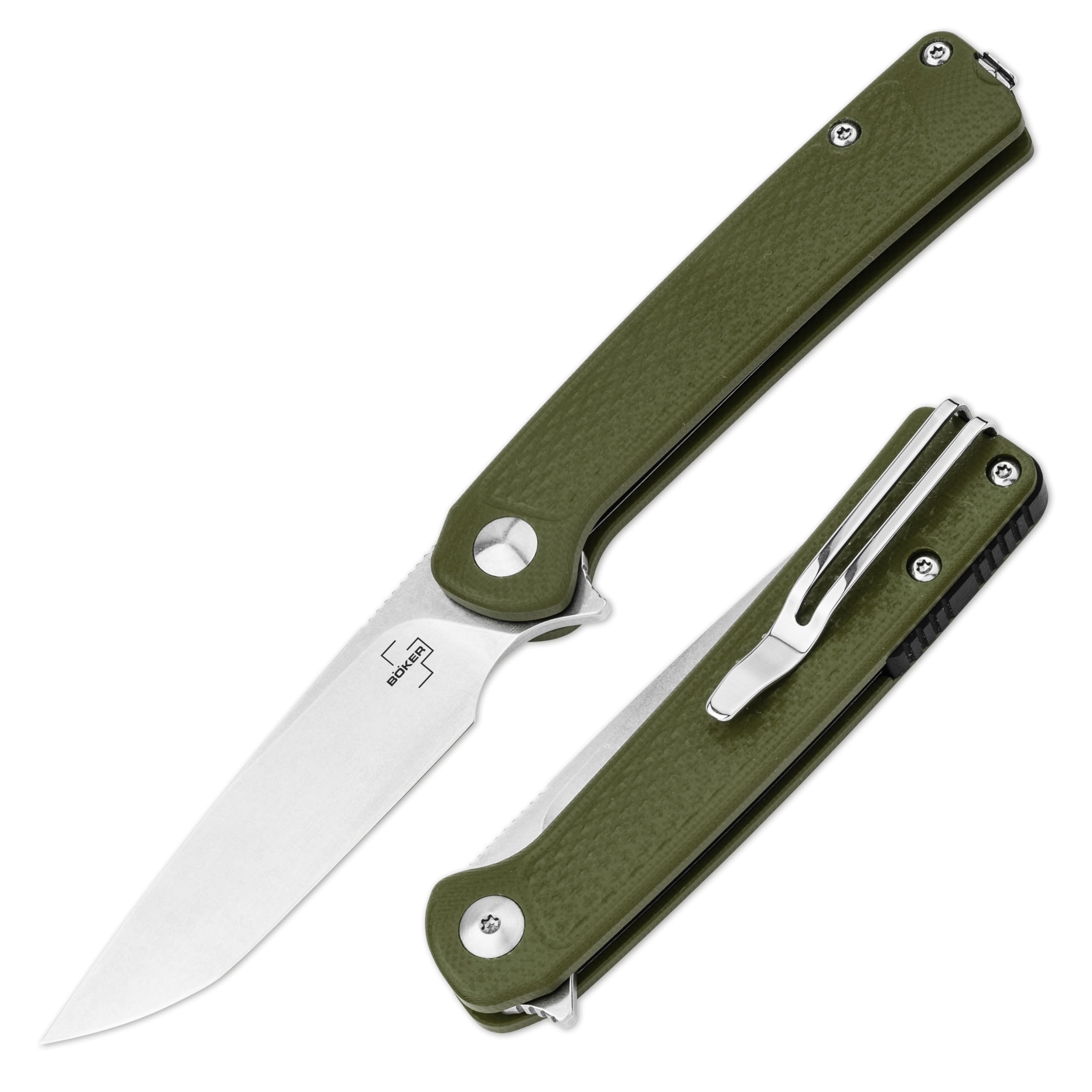 b-ker-plus-fire-ant-green-taschenmesser-42a-flipper image 1