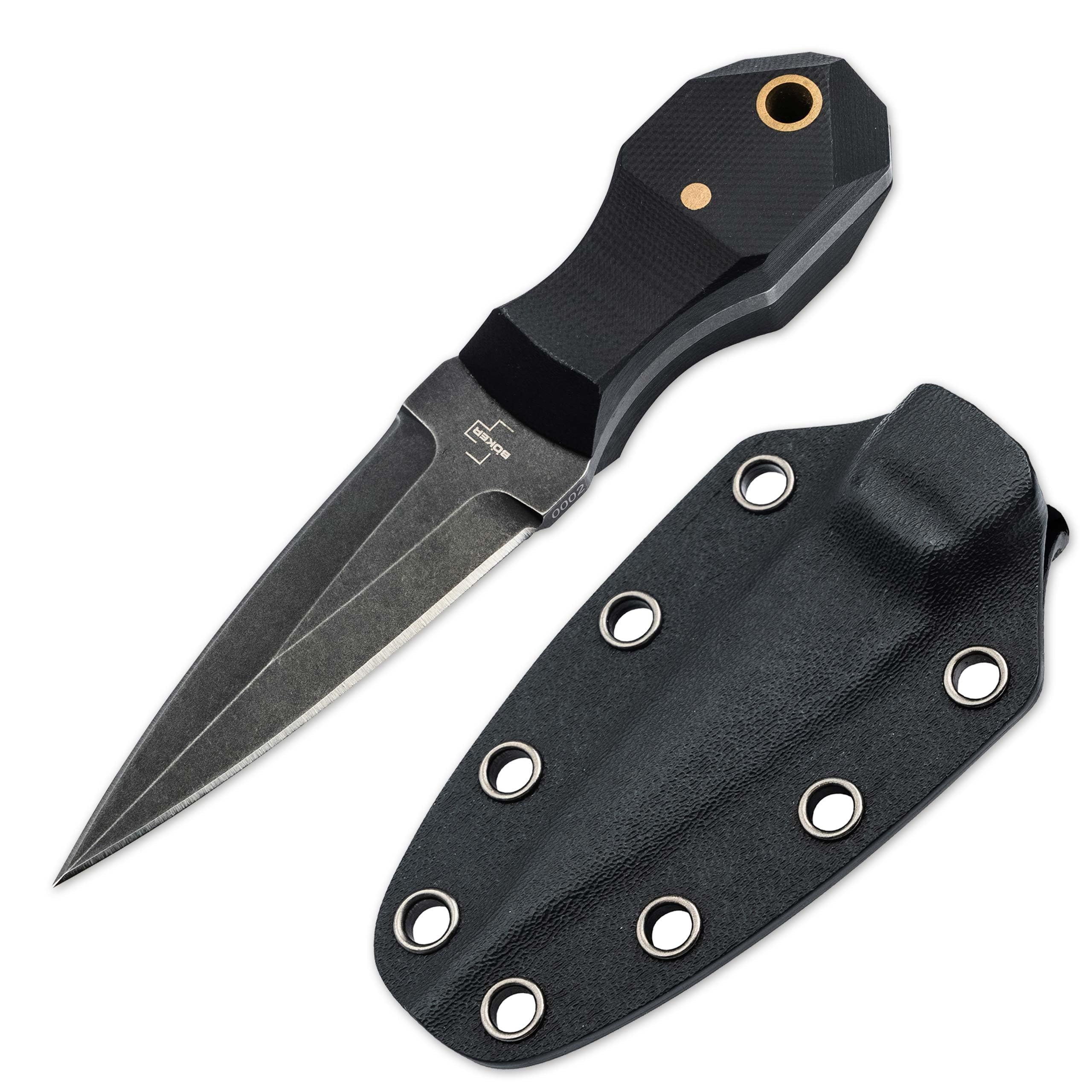 b-ker-plus-pocket-rocket-neck-knife-schwarz-d2-7-cm image 1