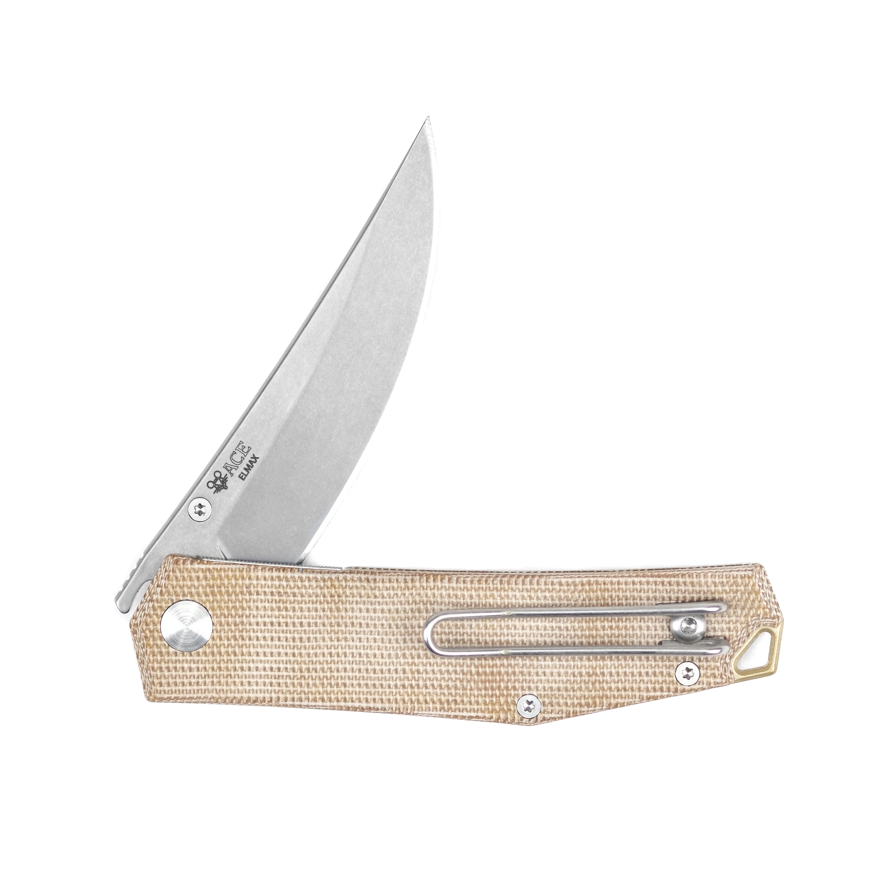 giantmouse-ace-clyde-klappmesser-natural-micarta-elmax image 4