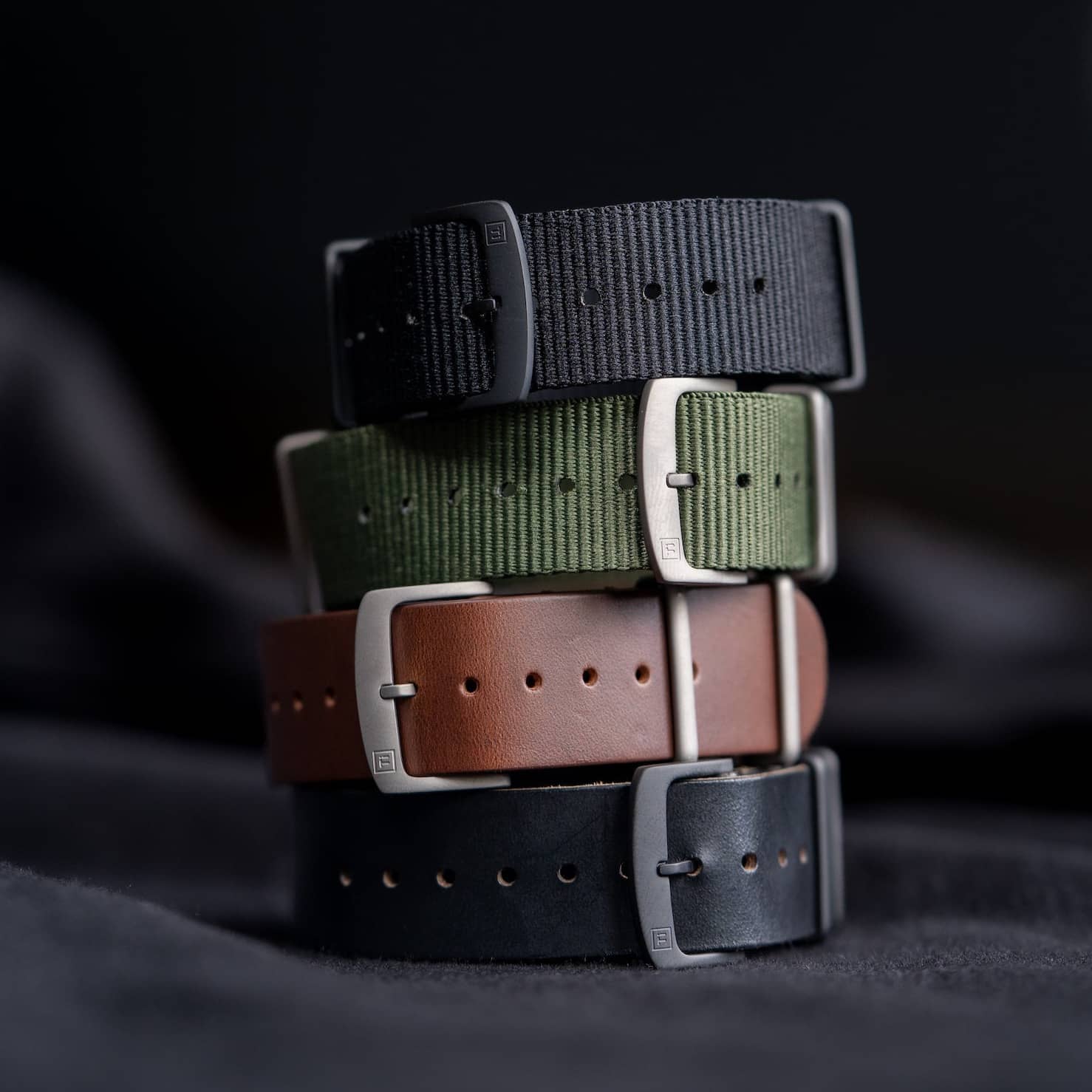 bigidesign-watch-strap-uhrenarmband-20-mm-black-nylon image 2