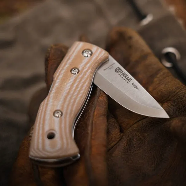 helle-berget-taschenmesser-beige-canvas-micarta-55-mm image 1