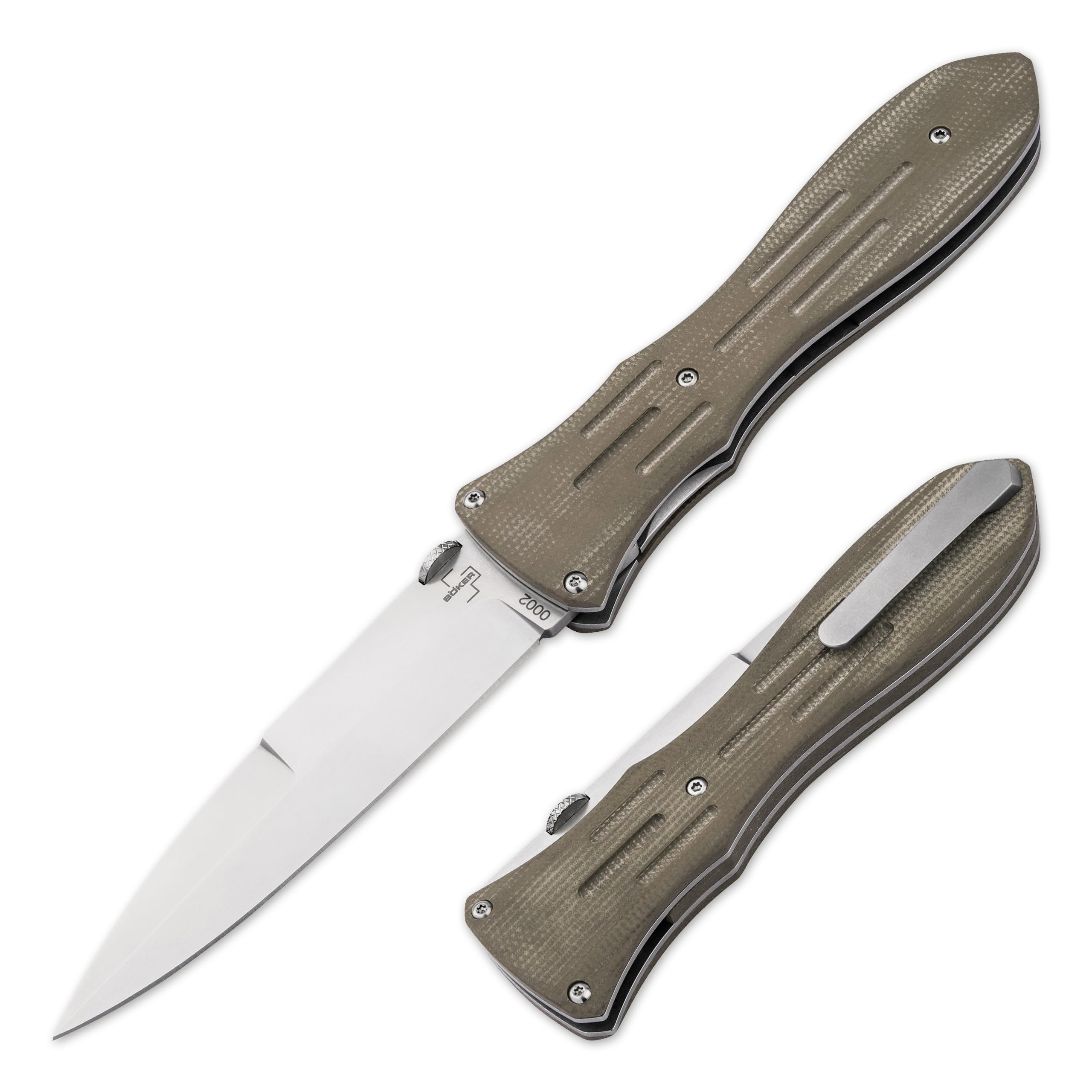 b-ker-plus-atropos-taschenmesser-vg-10-dolch-micarta-braun image 1