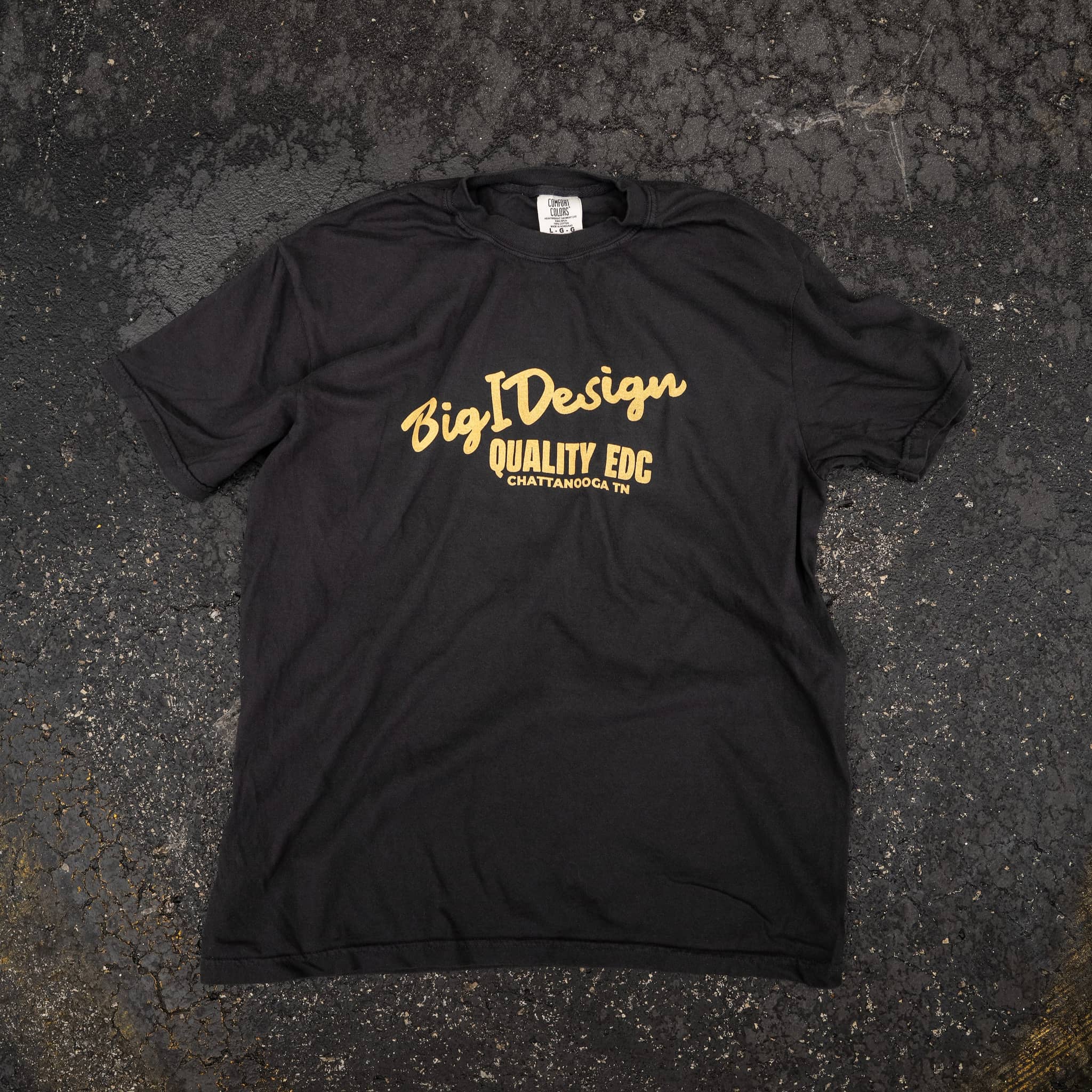bigidesign-quality-edc-t-shirt-baumwolle-schwarz-gr-e-l image 1