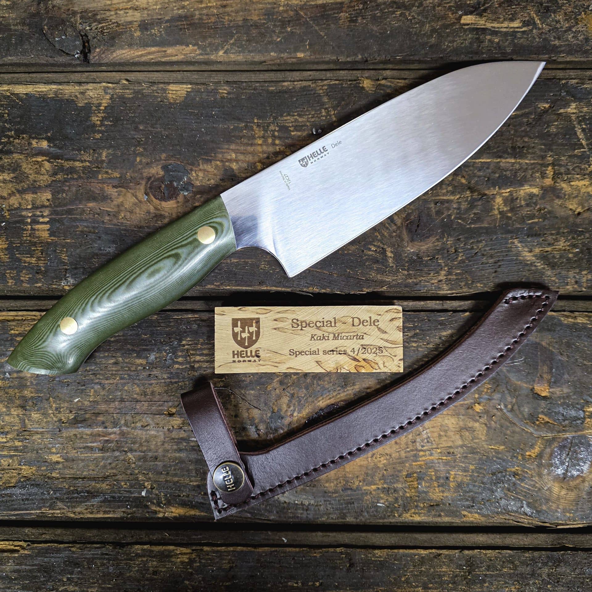 helle-dele-kaki-micarta-kochmesser-fulltang-outdoor-12c27 image 1