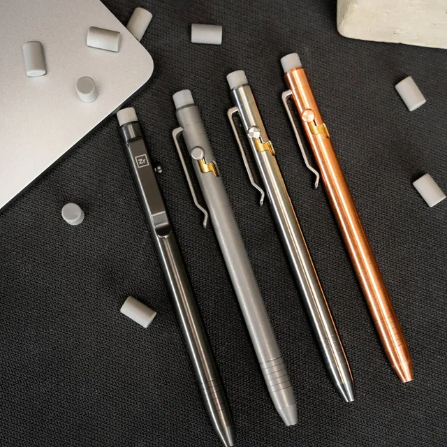 bigidesign-bolt-action-pencil-drehbleistift-titan-raw image 1
