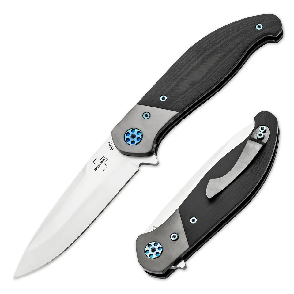b-ker-plus-undertow-taschenmesser-d2-g10-schwarz image 1
