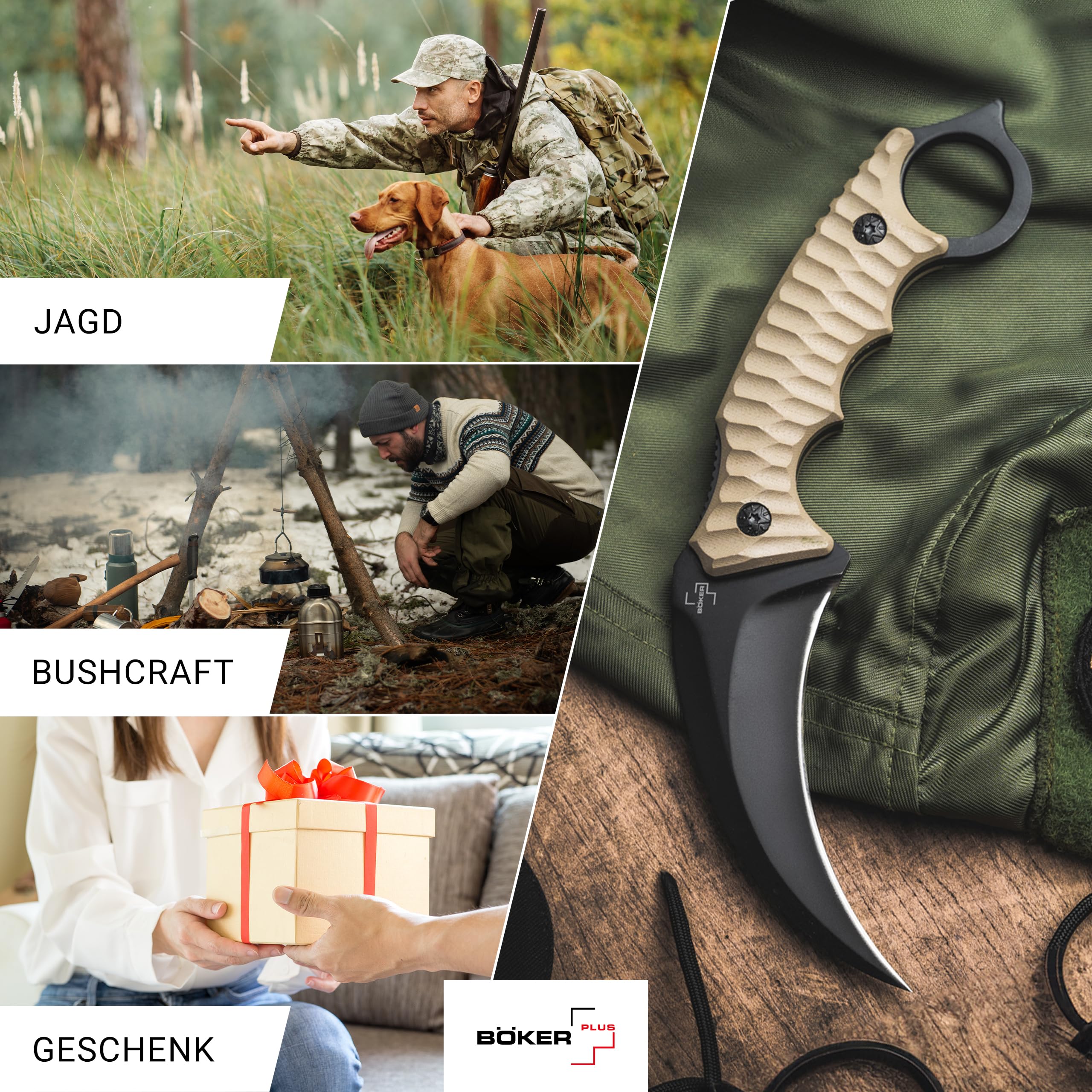 b-ker-plus-spike-karambit-messer-hawkbill-kydex-schwarz image 2