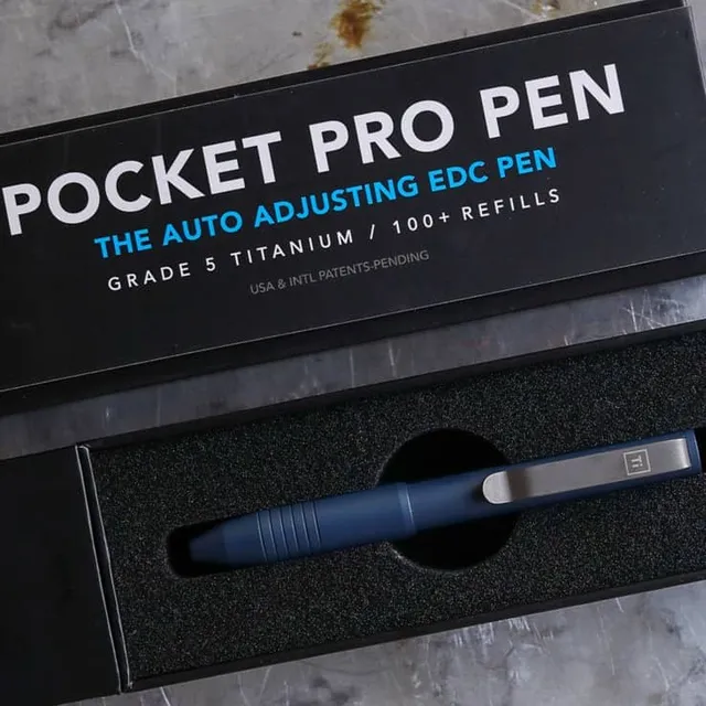 bigidesign-ti-pocket-pro-kugelschreiber-blau-cerakote-titan image 1