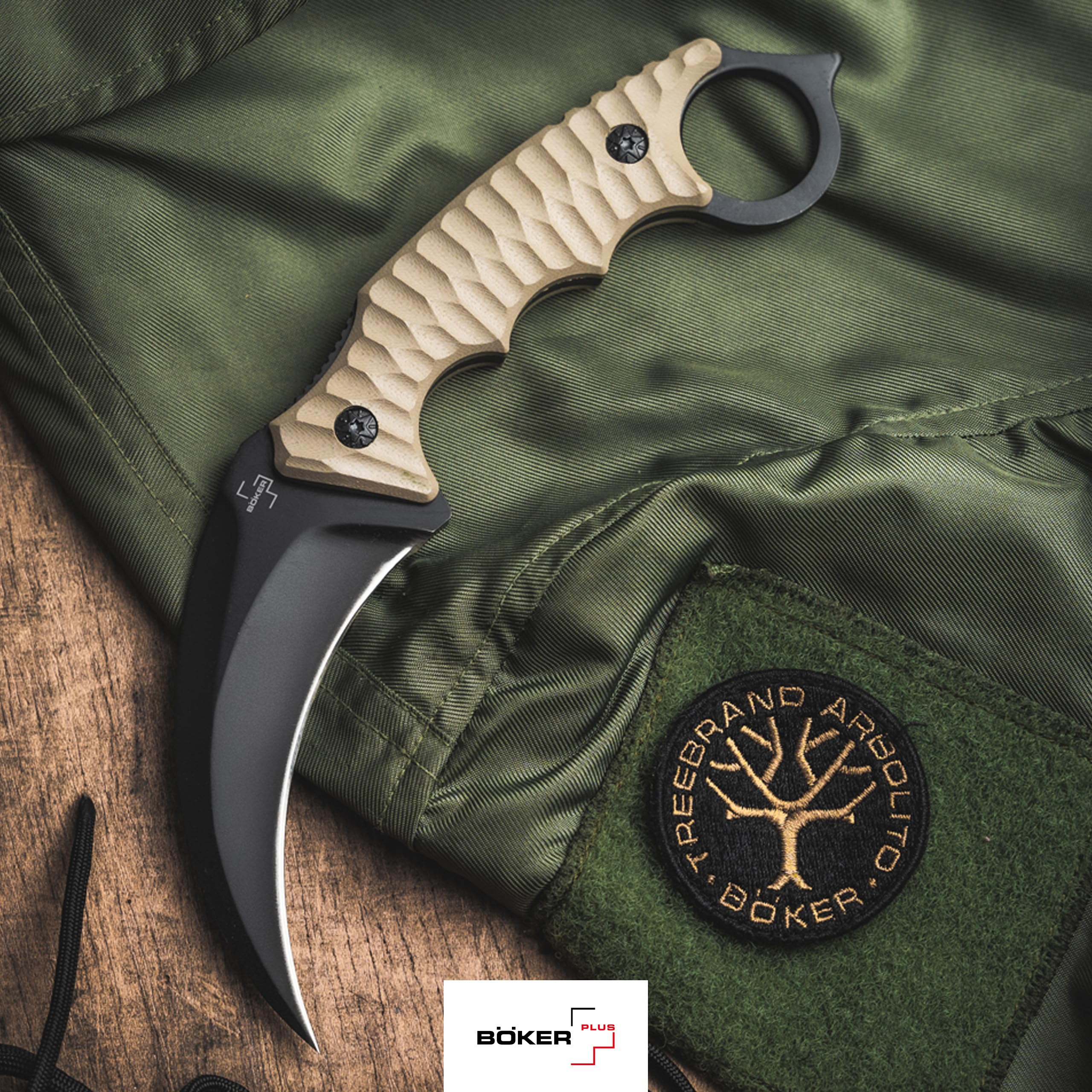 b-ker-plus-spike-karambit-messer-hawkbill-kydex-schwarz image 5