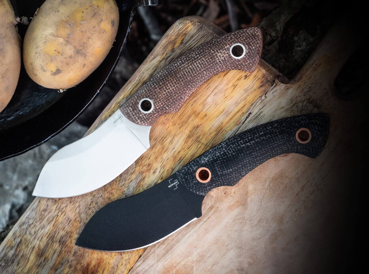b-ker-plus-nessmi-pro-black-bushcraftmesser-d2-micarta image 2