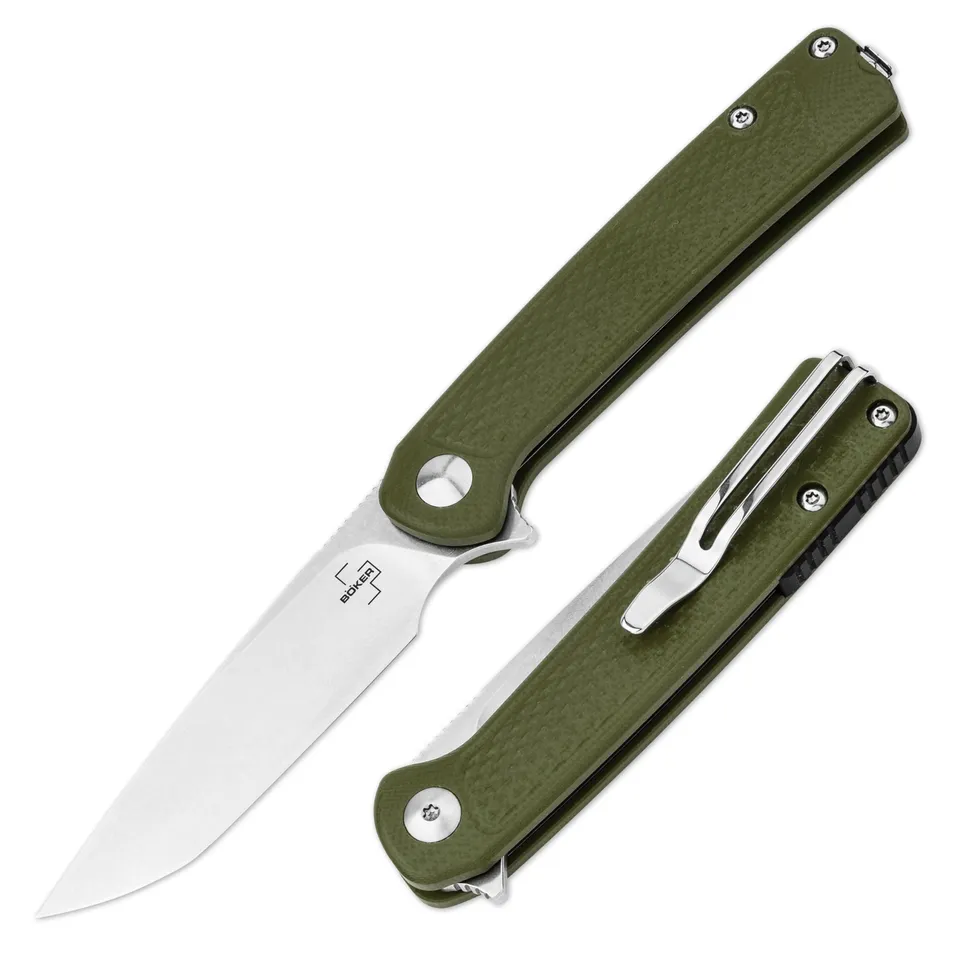 b-ker-plus-fire-ant-green-taschenmesser-42a-flipper image 1