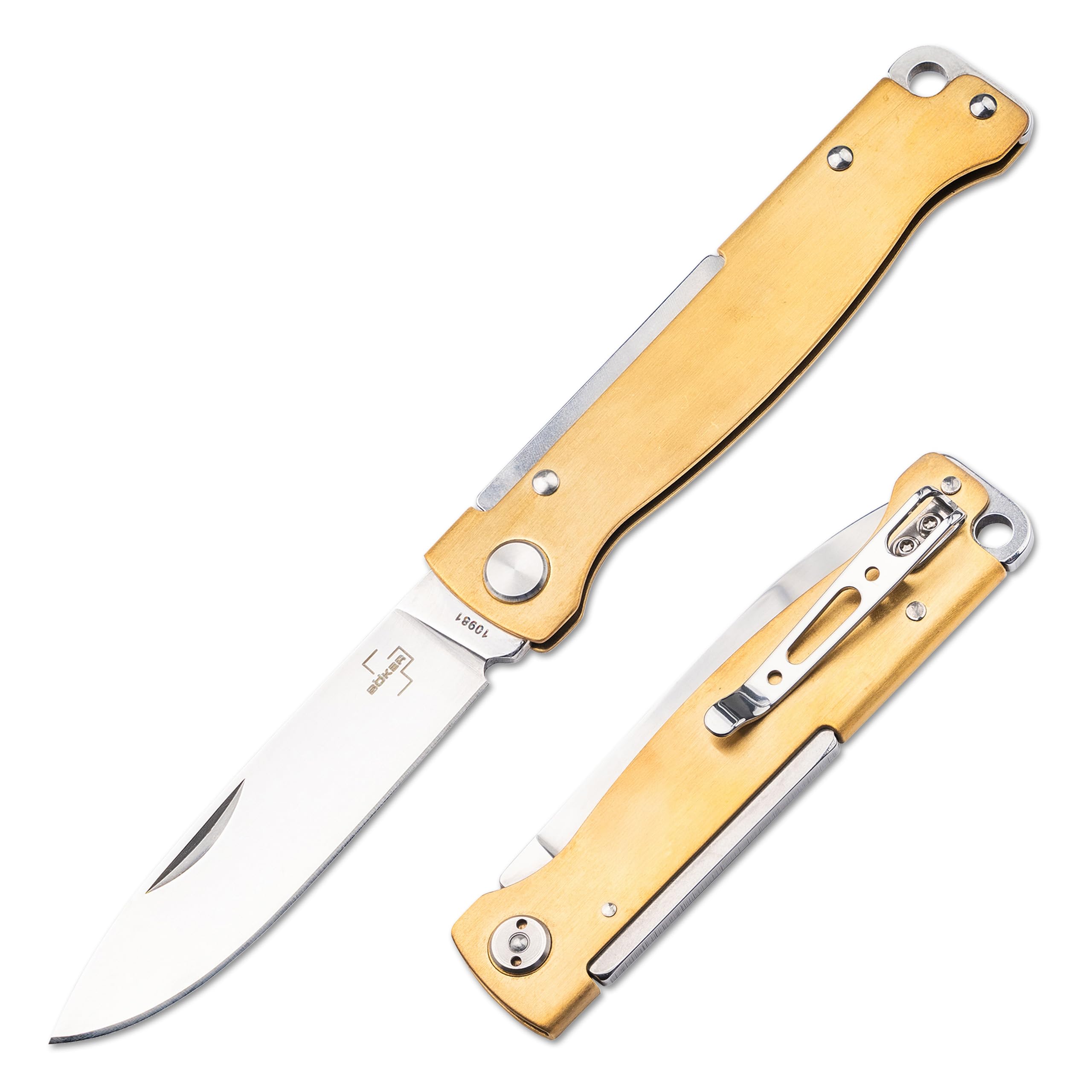 b-ker-plus-atlas-messing-klappmesser-mit-sandvik-klinge image 1