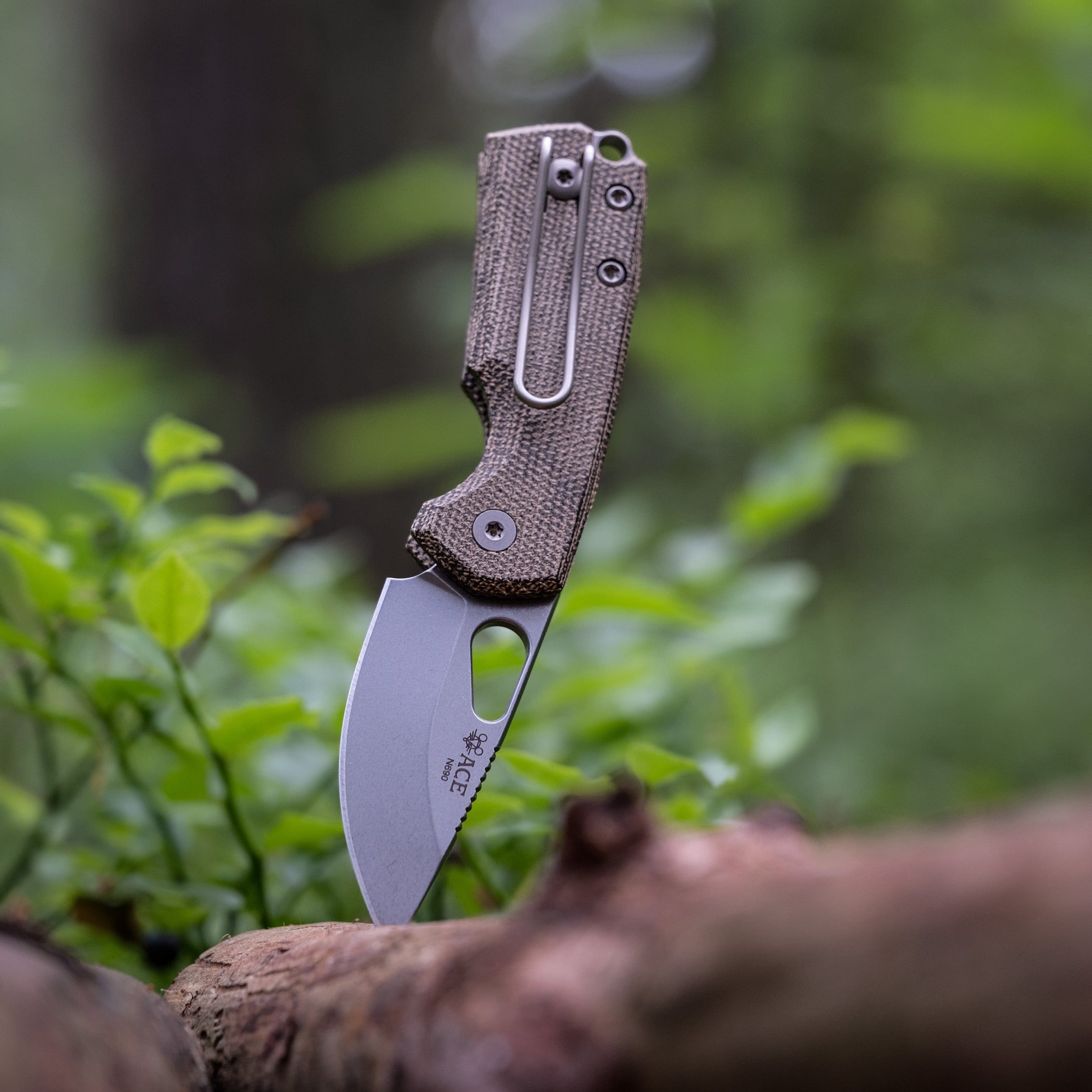 giantmouse-ace-tipsy-taschenmesser-green-canvas-micarta image 4